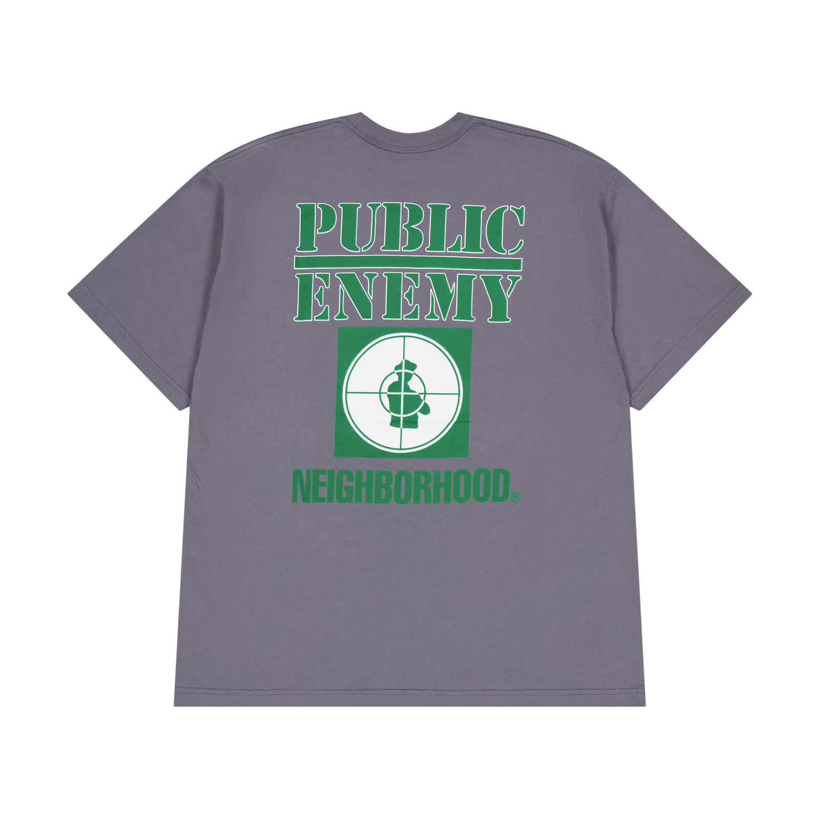 Nh X Public Enemy . Tee Ss-1 Gray