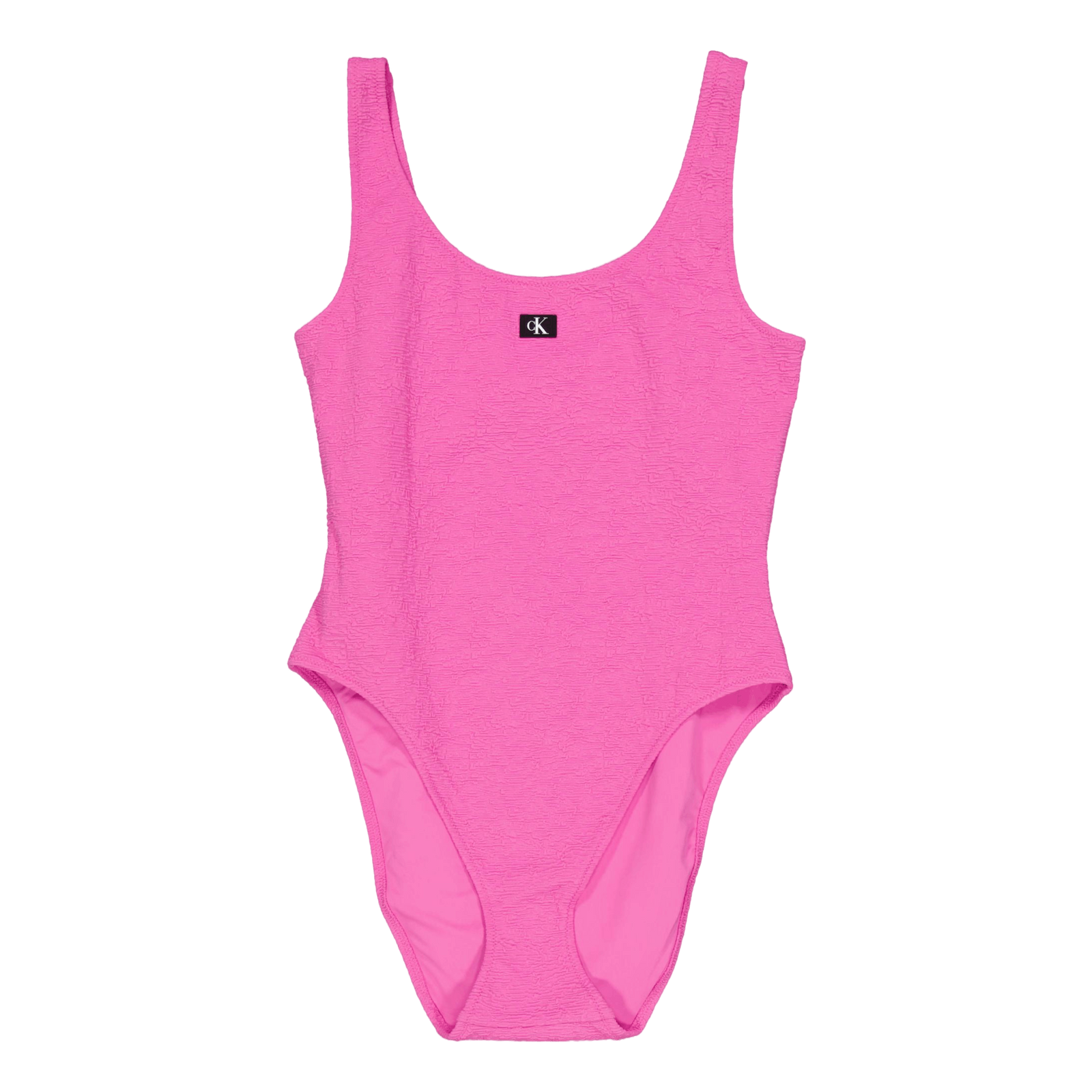 Open Back One Piece Bold Pink