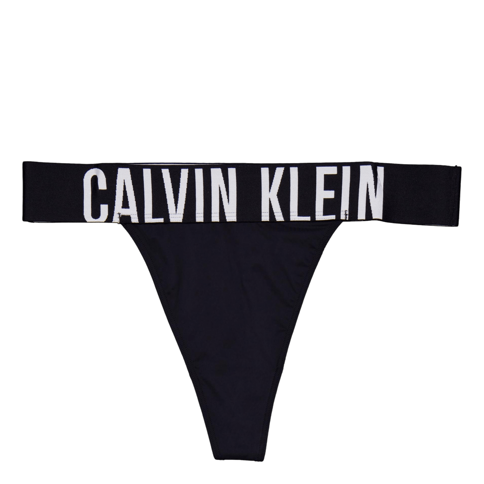 High Leg Thong Black