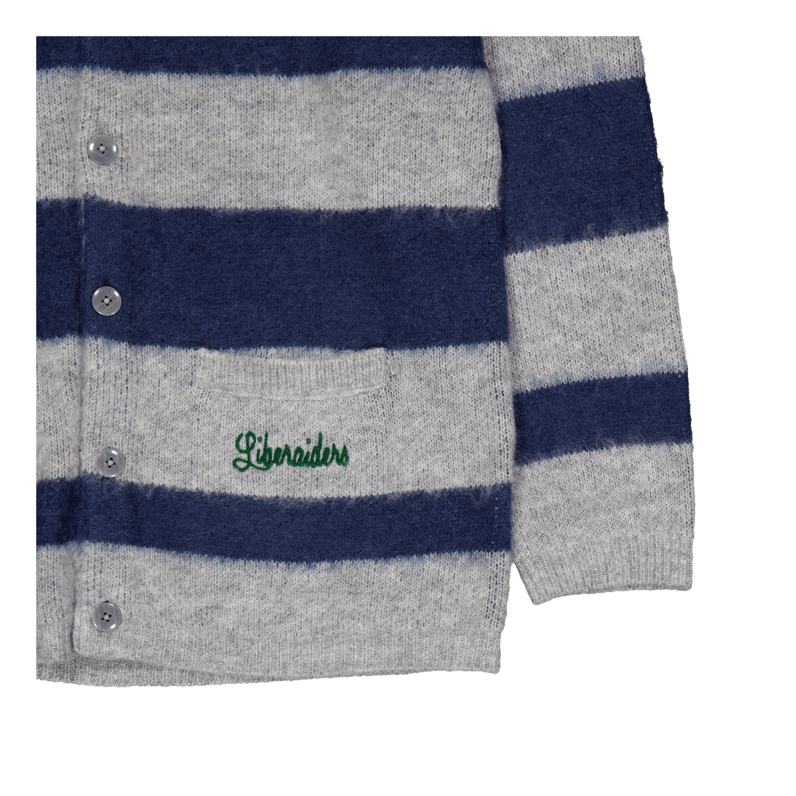 Shaggy Cardigan Gray