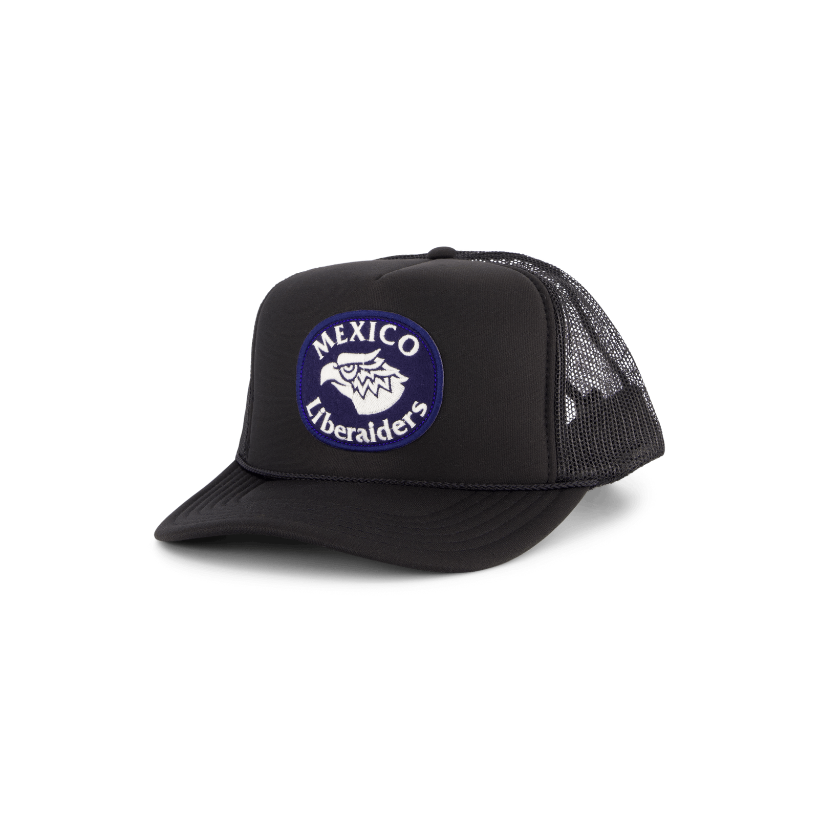 Eagle Logo Trucker Cap Black