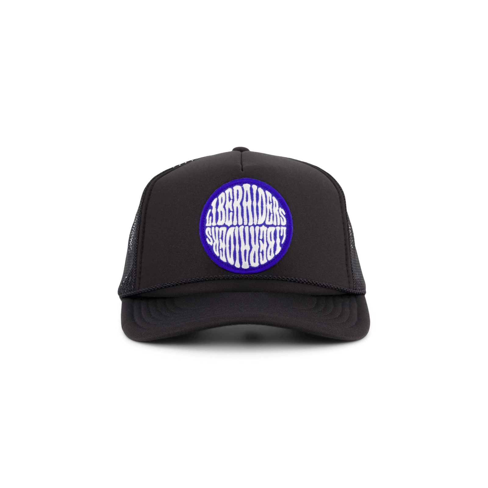 Circle Logo Trucker Cap Black