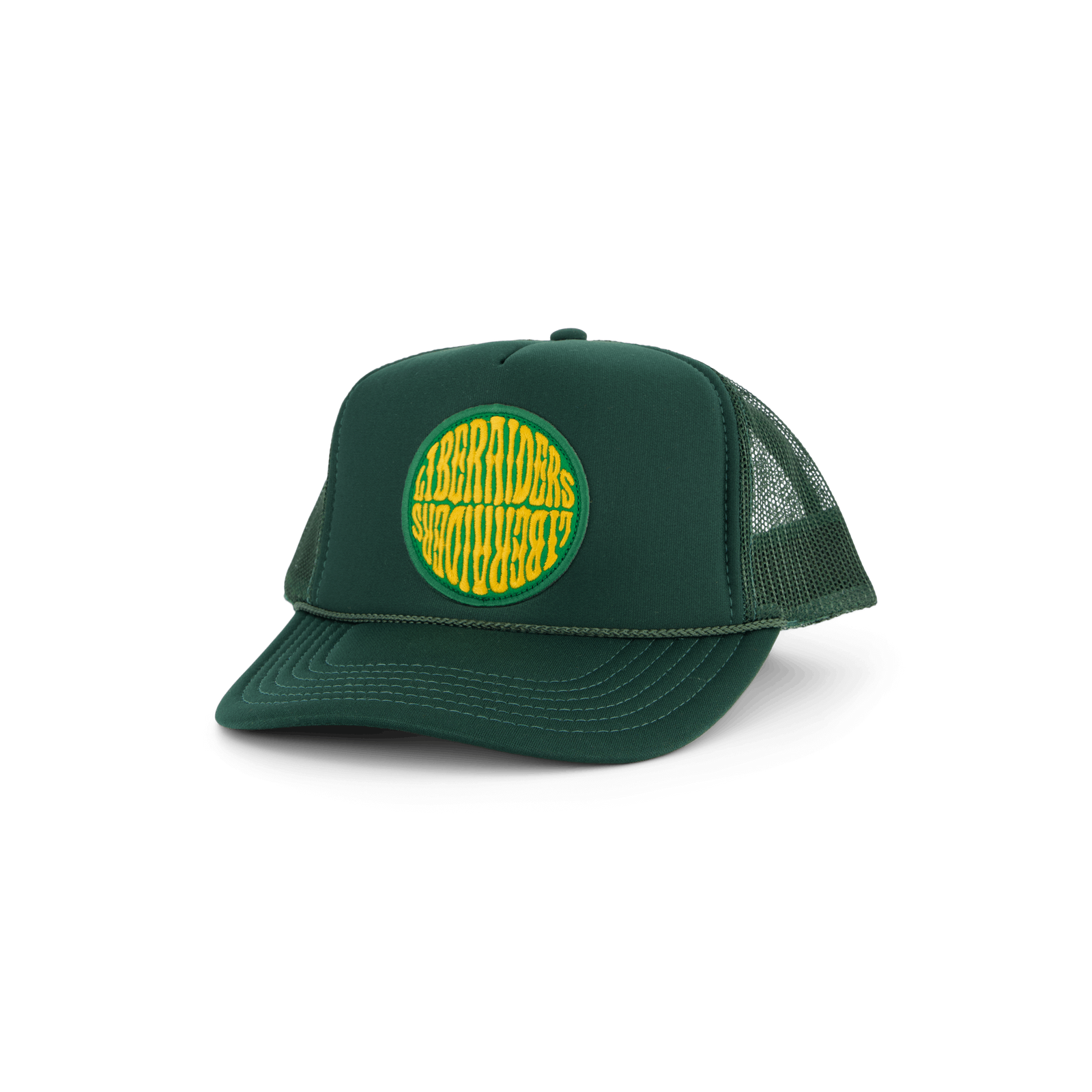 Circle Logo Trucker Cap Green