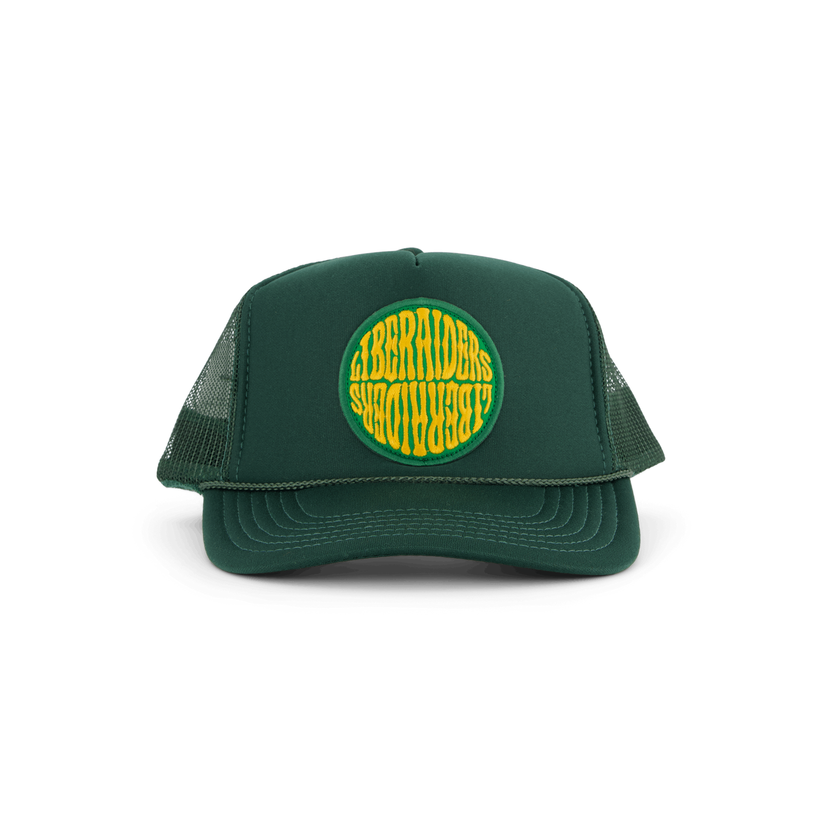 Circle Logo Trucker Cap Green
