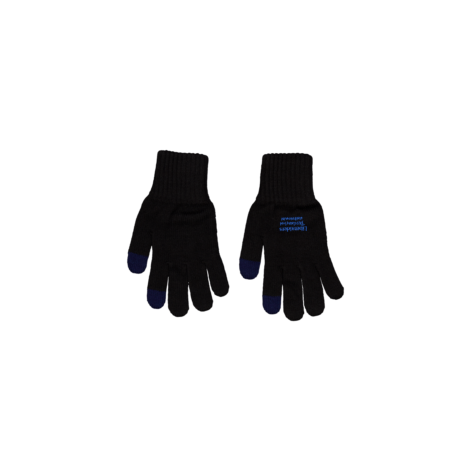 Lr E-touch Knitting Glove Black