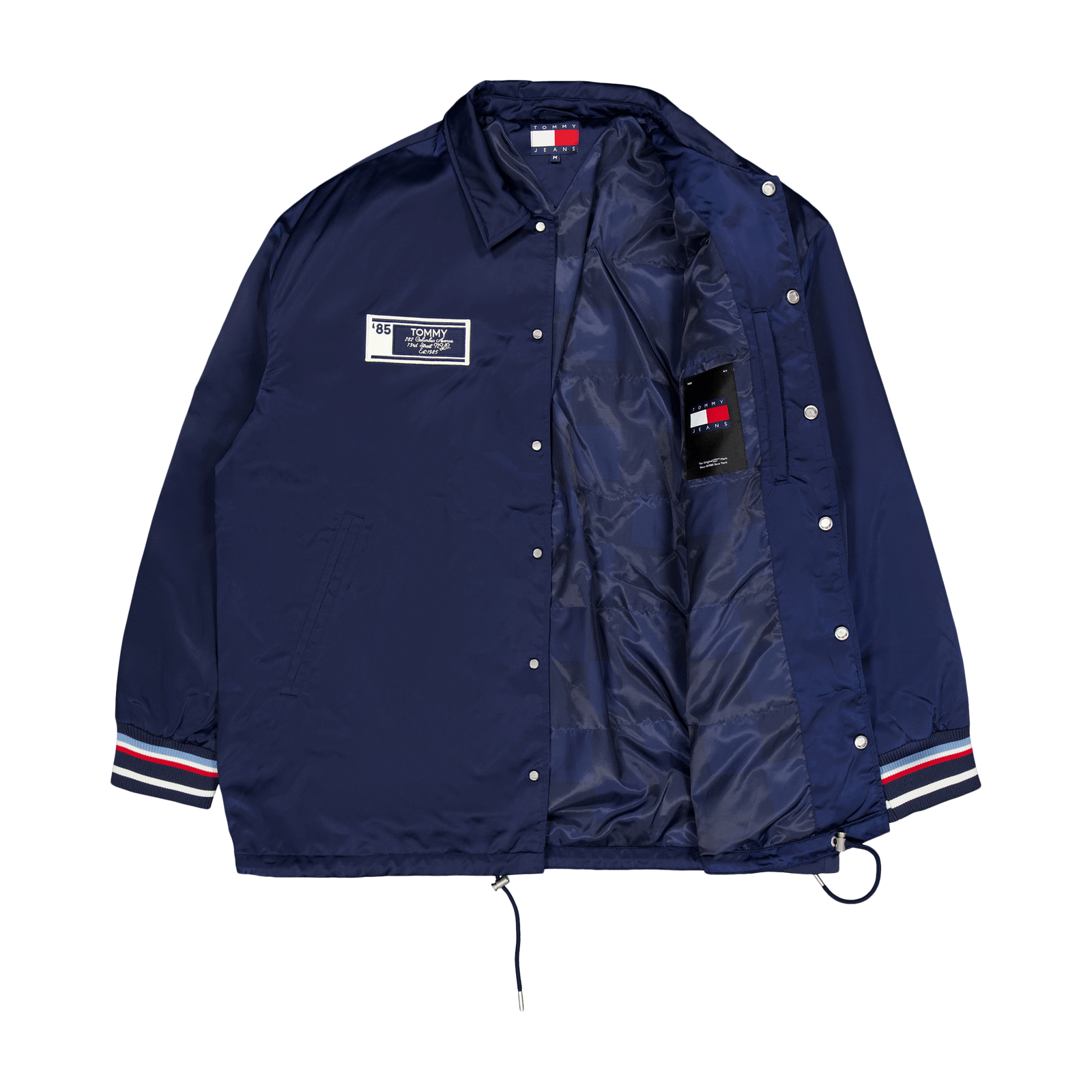 Tjcu Long Varsity Coach Jacket Carbon Navy