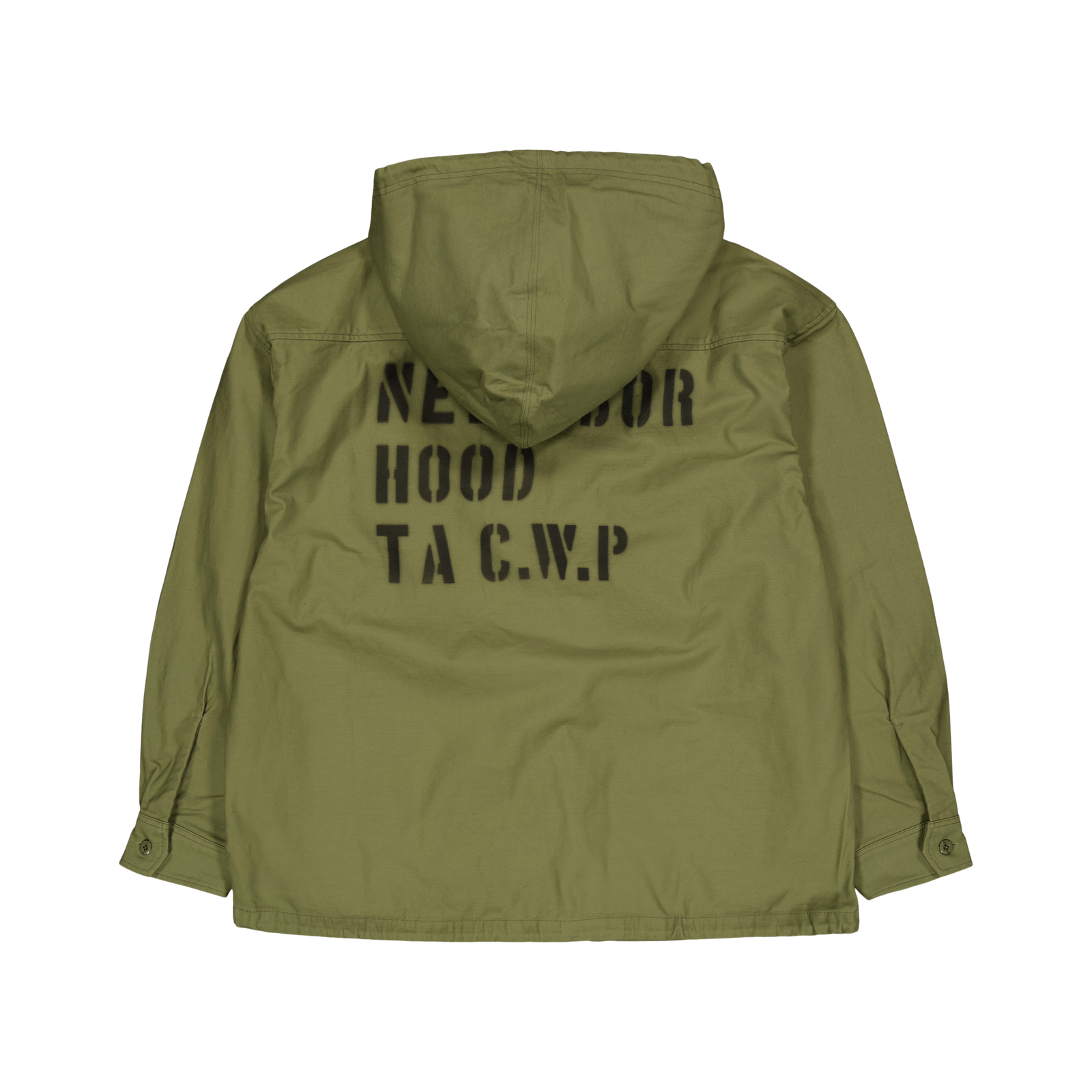 Hooded Shirt Ls Olive Drab