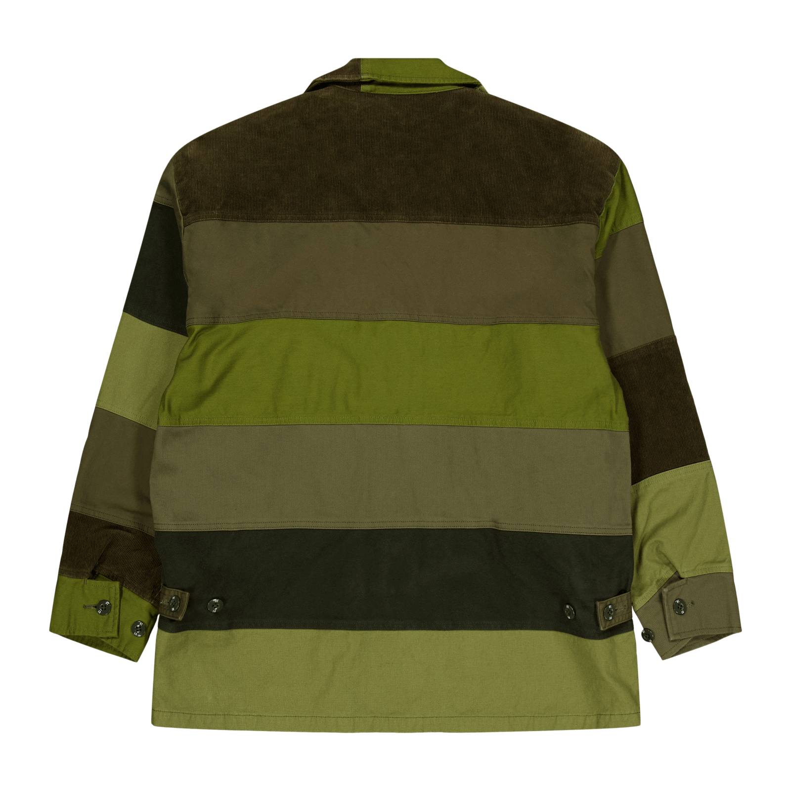Patchwork Jacket Olive Drab