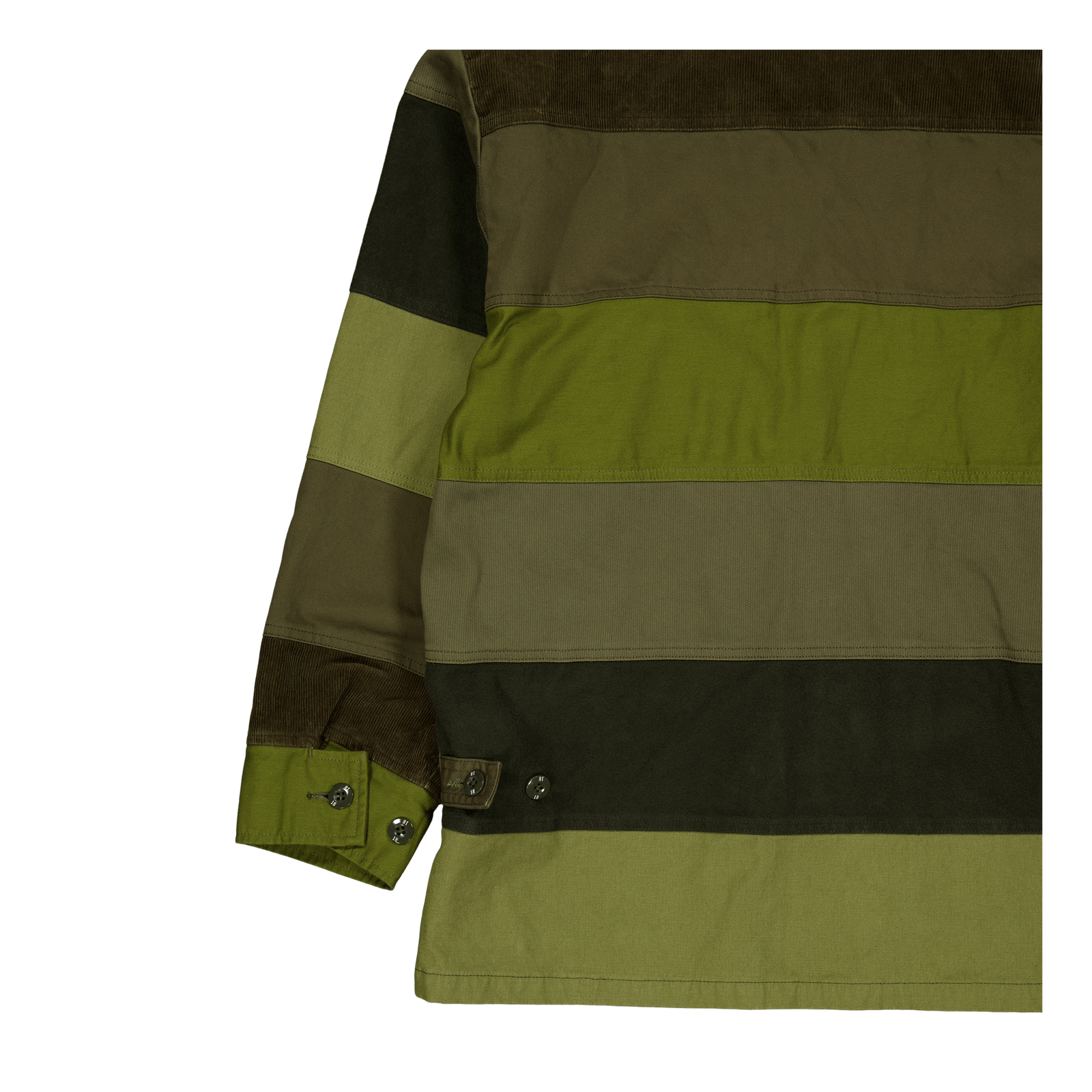 Patchwork Jacket Olive Drab