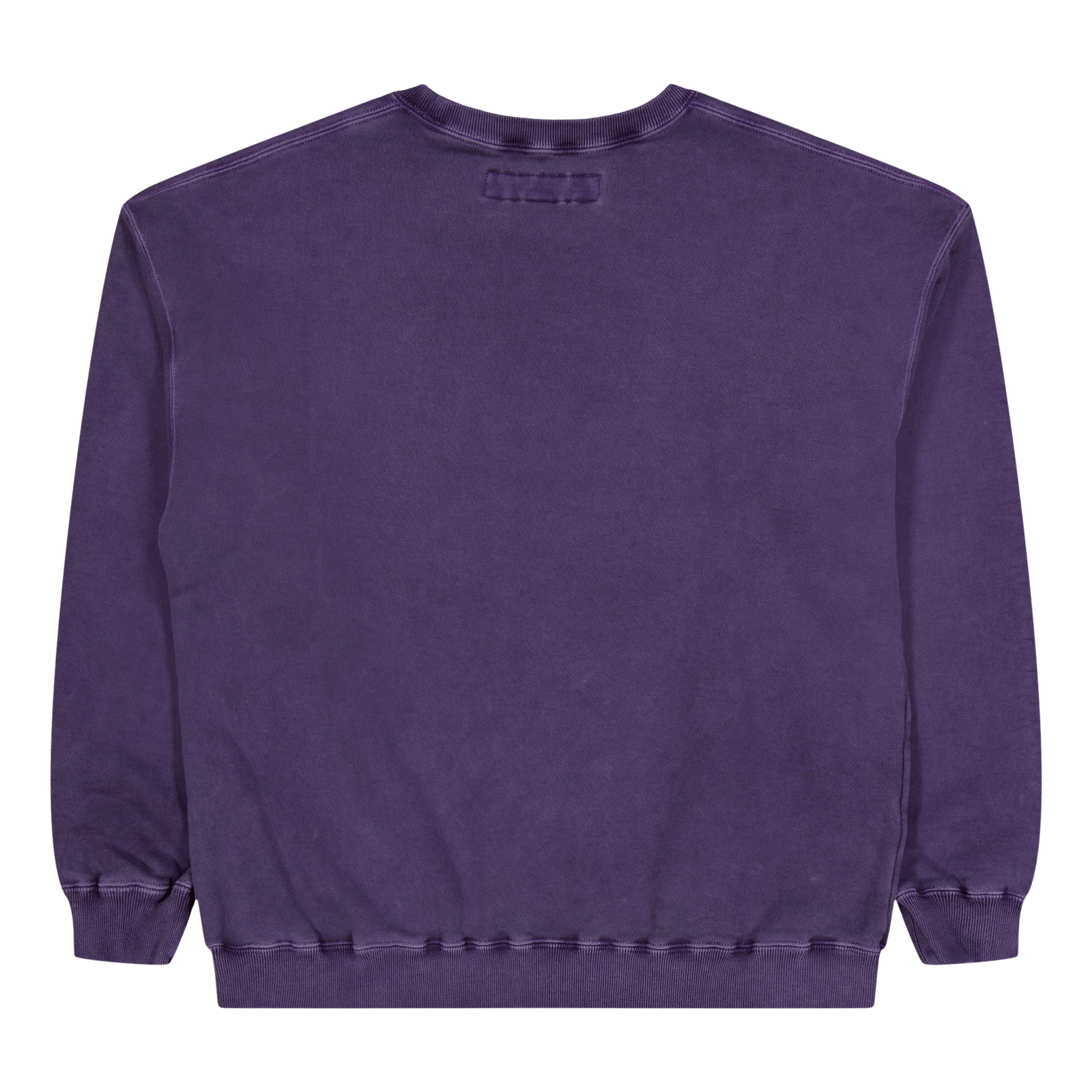 Pigment Dyed Sweatshirt Ls Purple