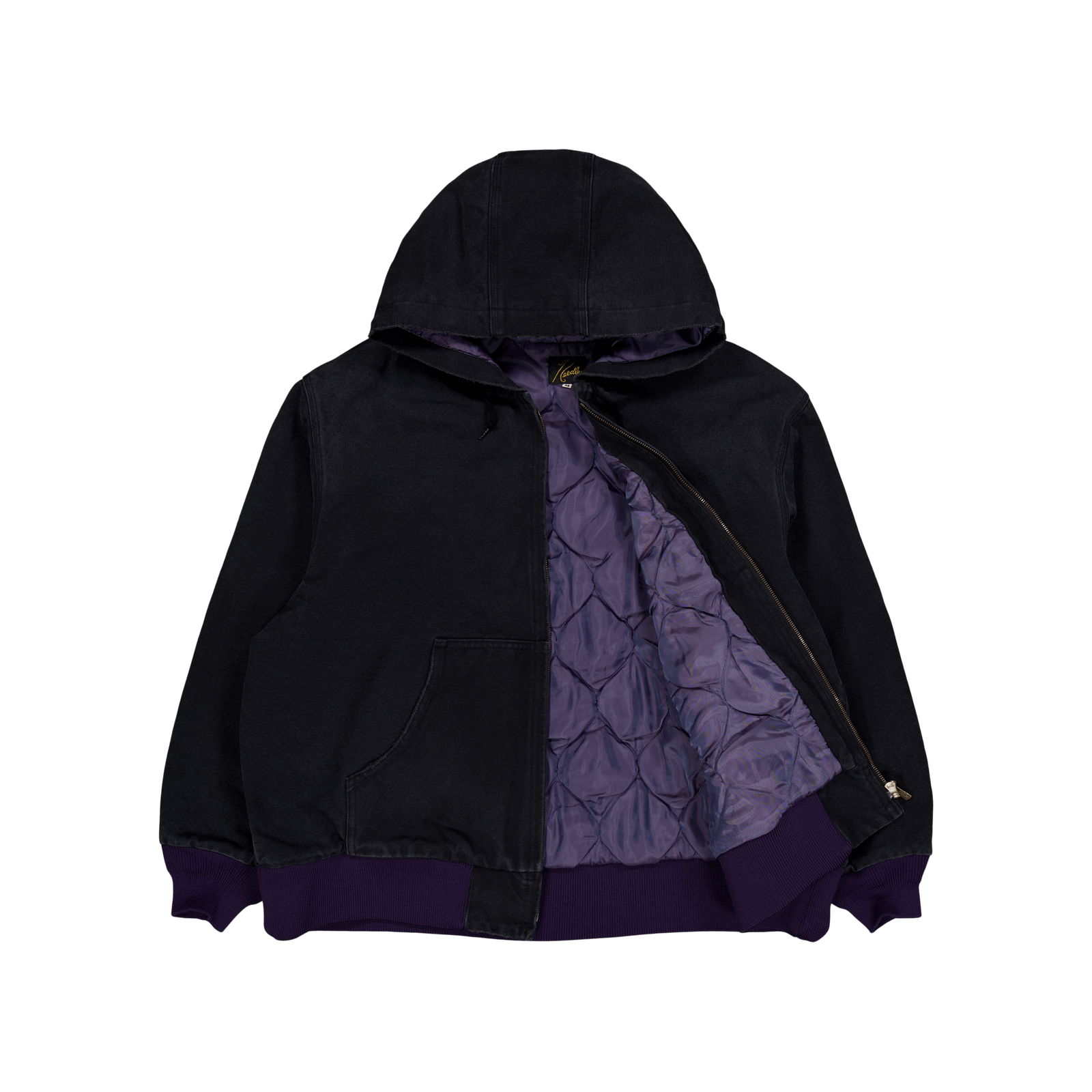 Needles Zipped Work Hoody - 16 Black