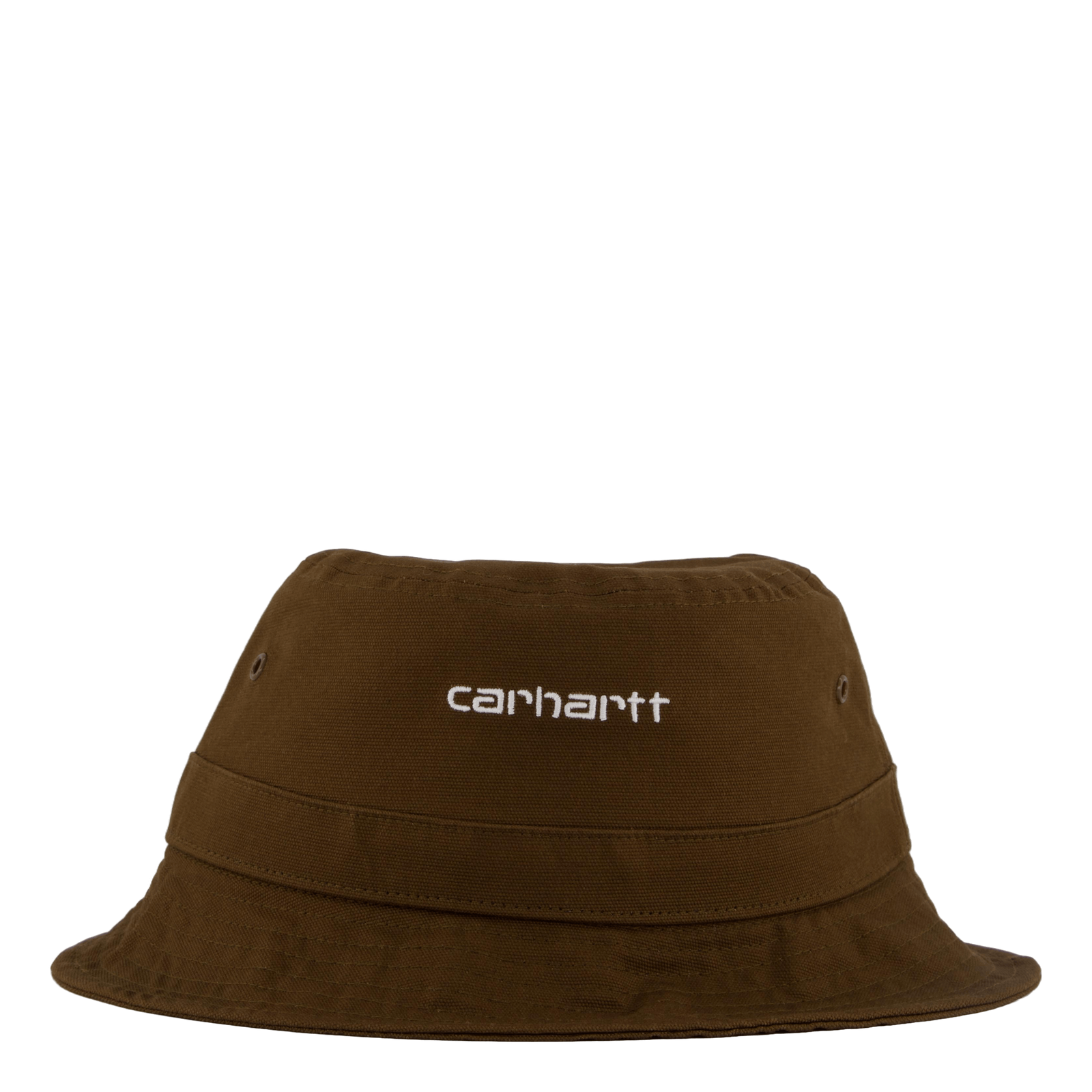 Script Bucket Hat Lumber / White