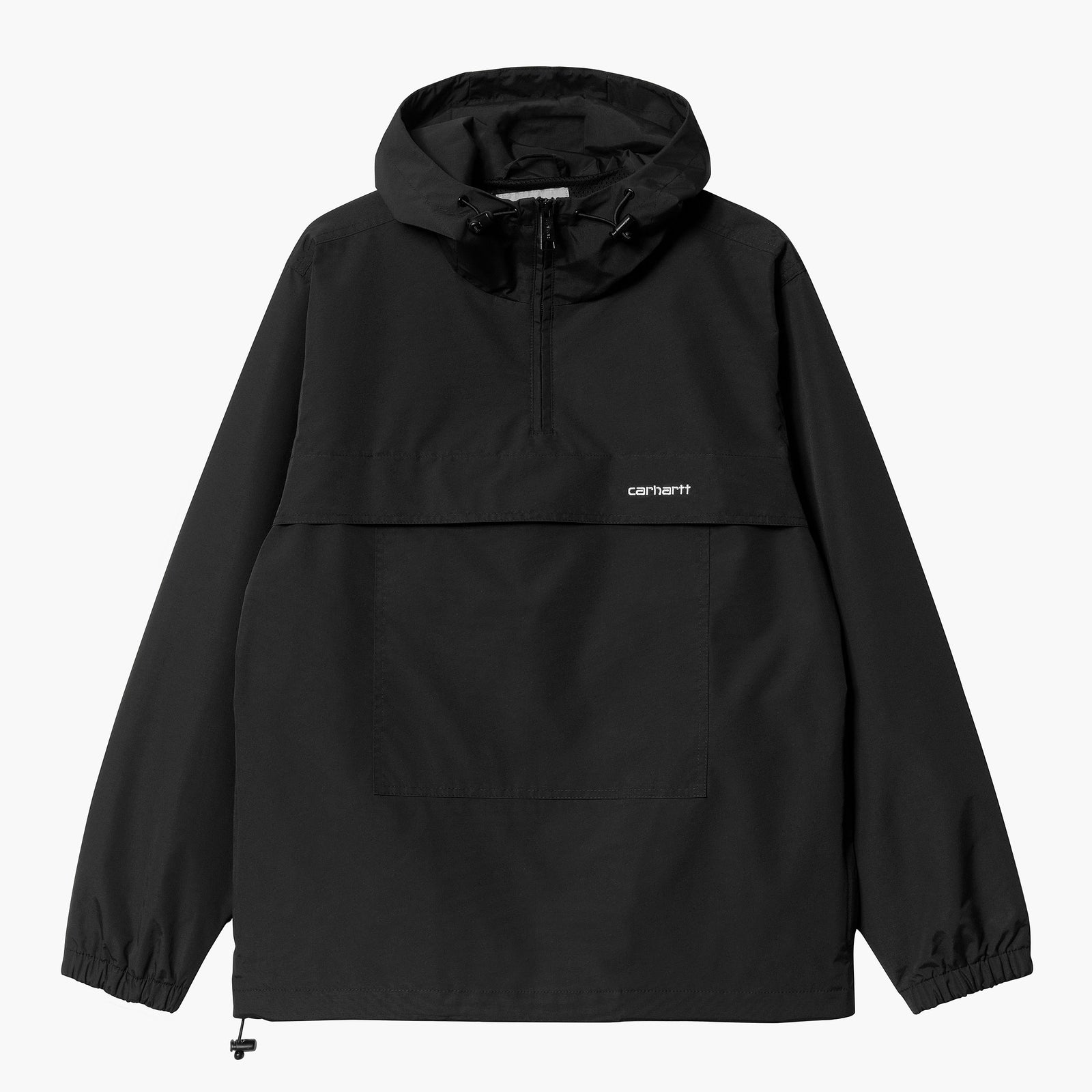 Windbreaker Pullover Black / White