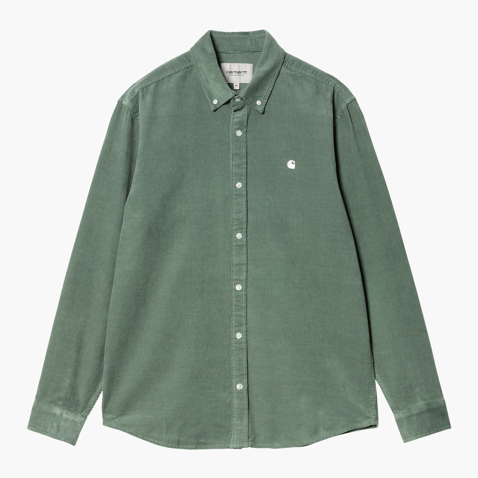 L/s Madison Fine Cord Shirt Park / Wax
