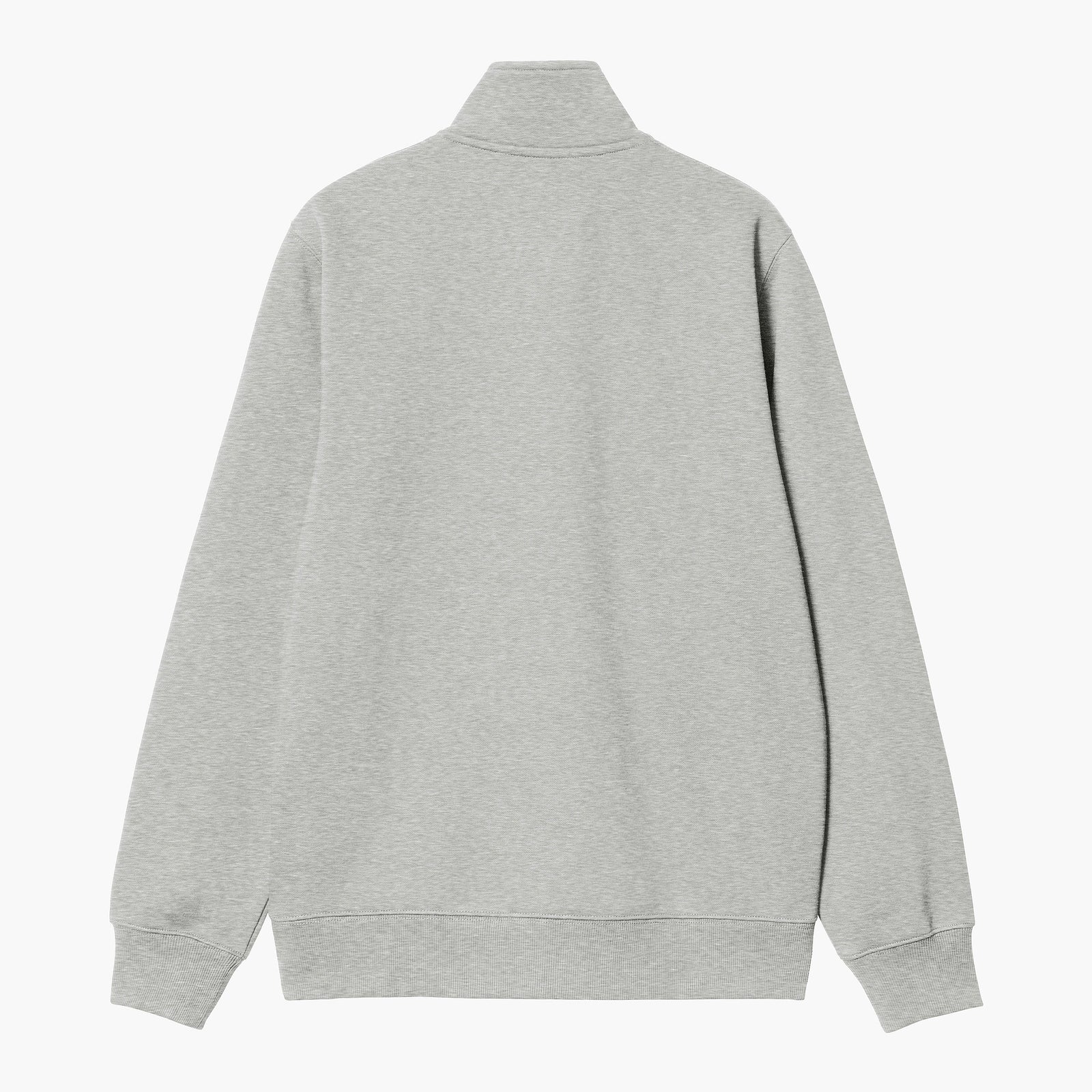 Chase Neck Zip Sweat Grey Heather / Gold