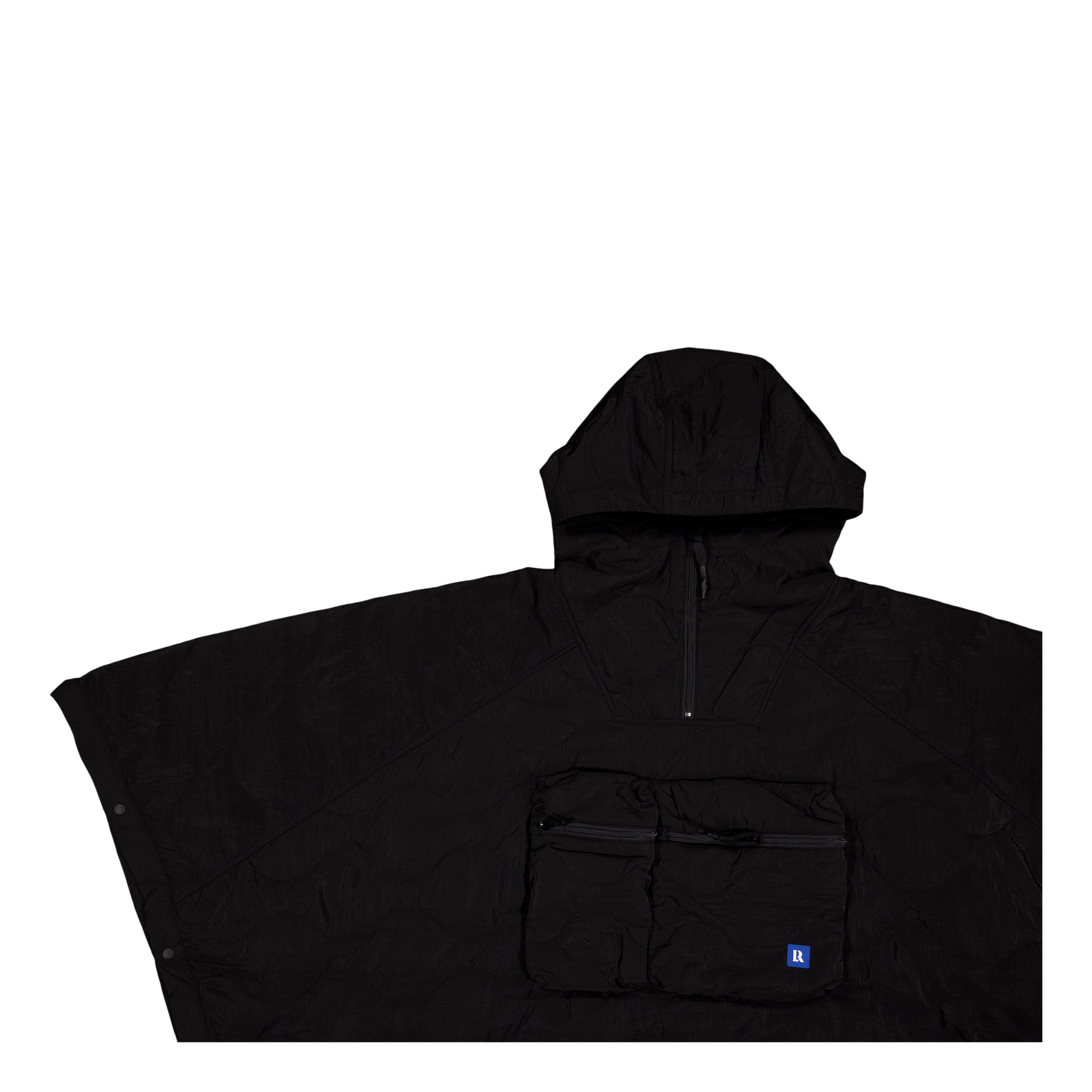 Px Quilted Poncho Black