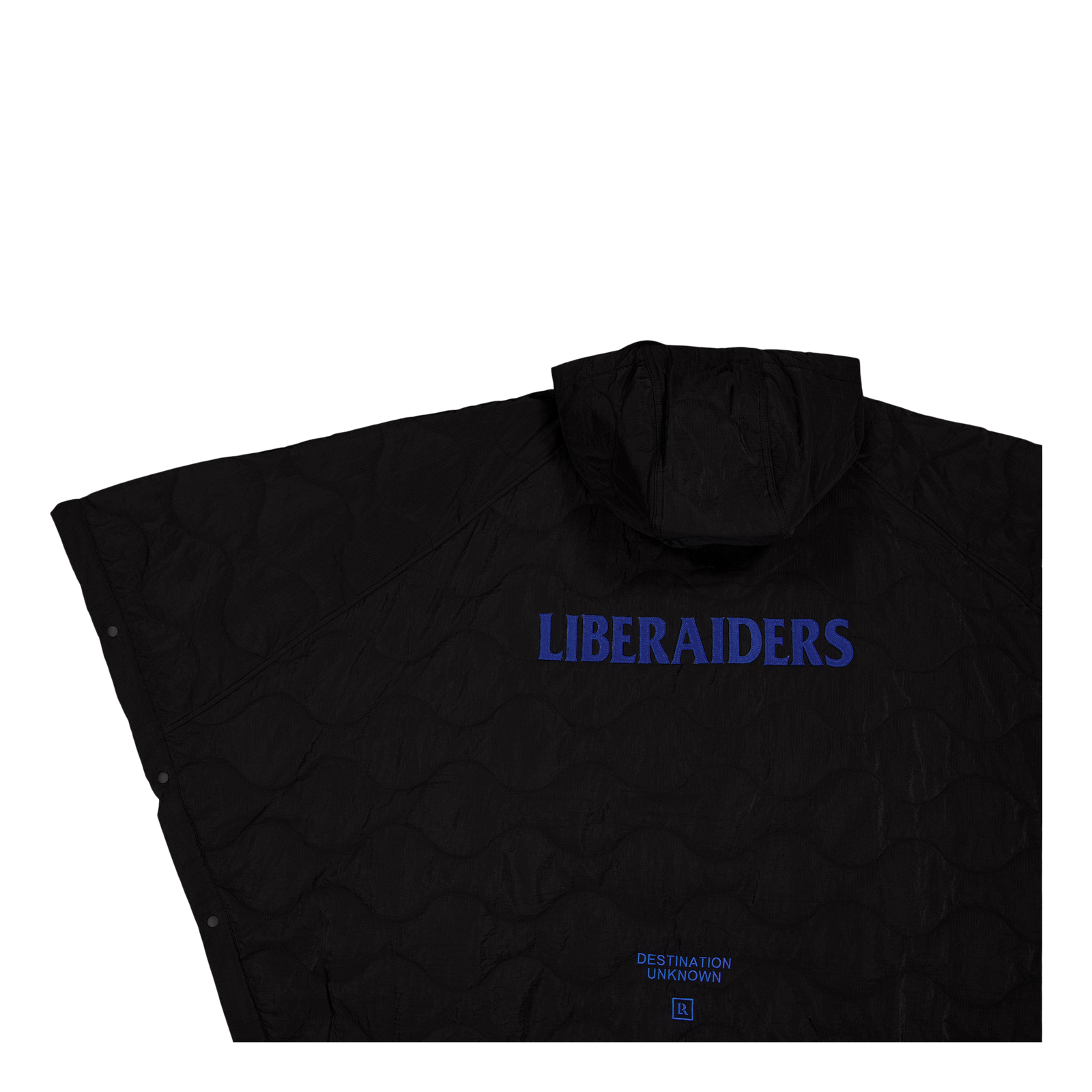 Px Quilted Poncho Black