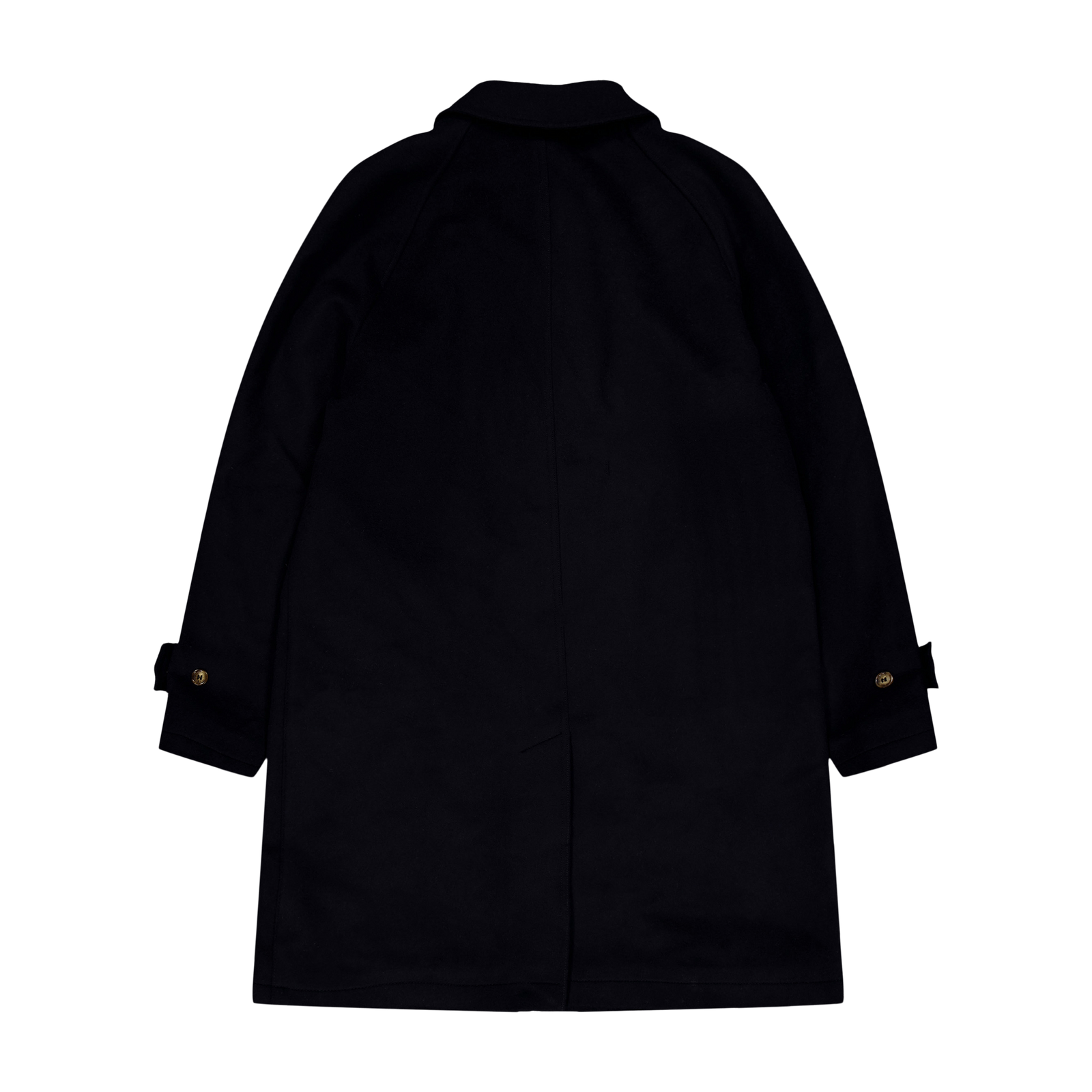 Shelter Wool Long Coat - Navy Navy