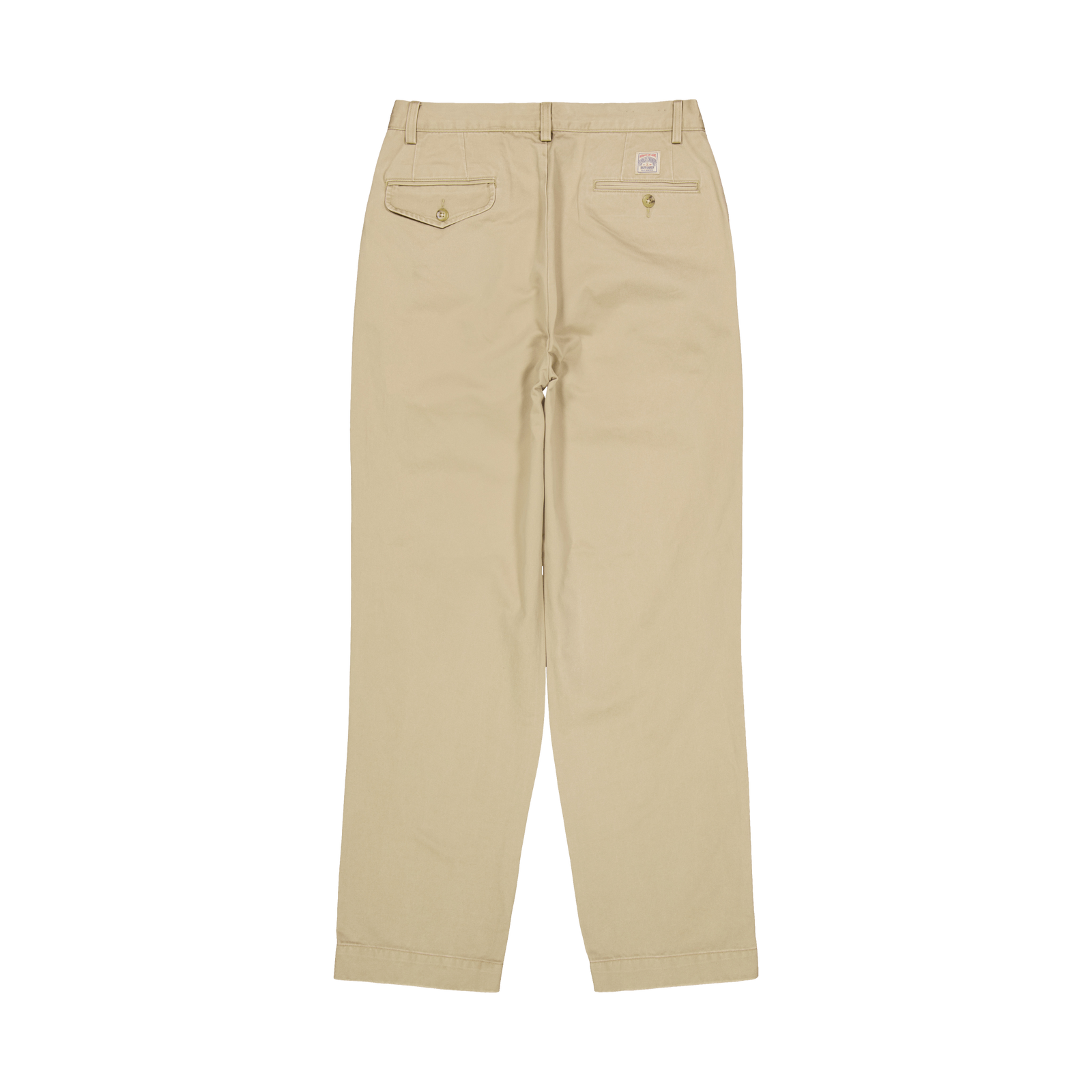 Whitman Relaxed Fit Pleated Chino Pant Rl Khaki
