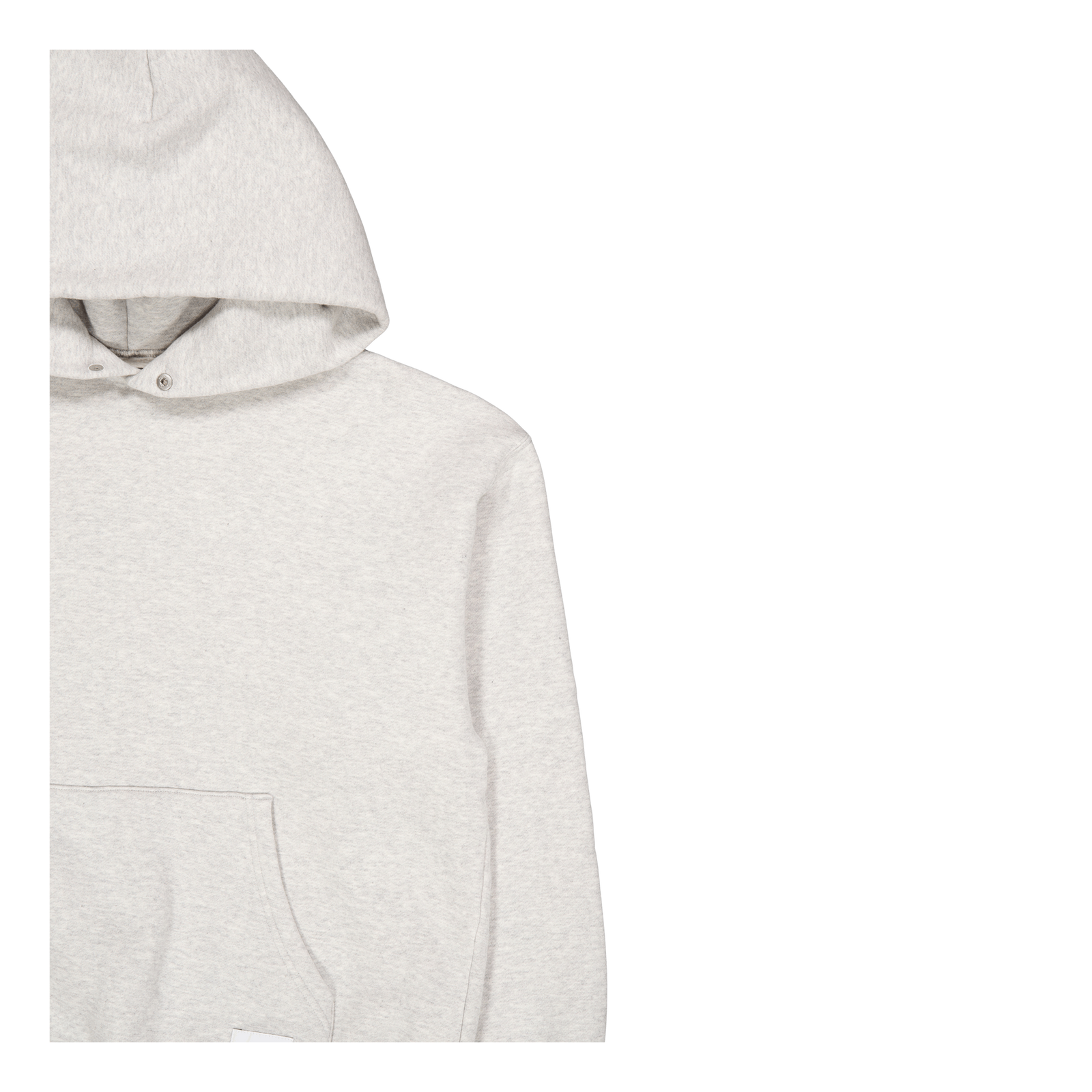 Plain Sweatparka Ls Gray