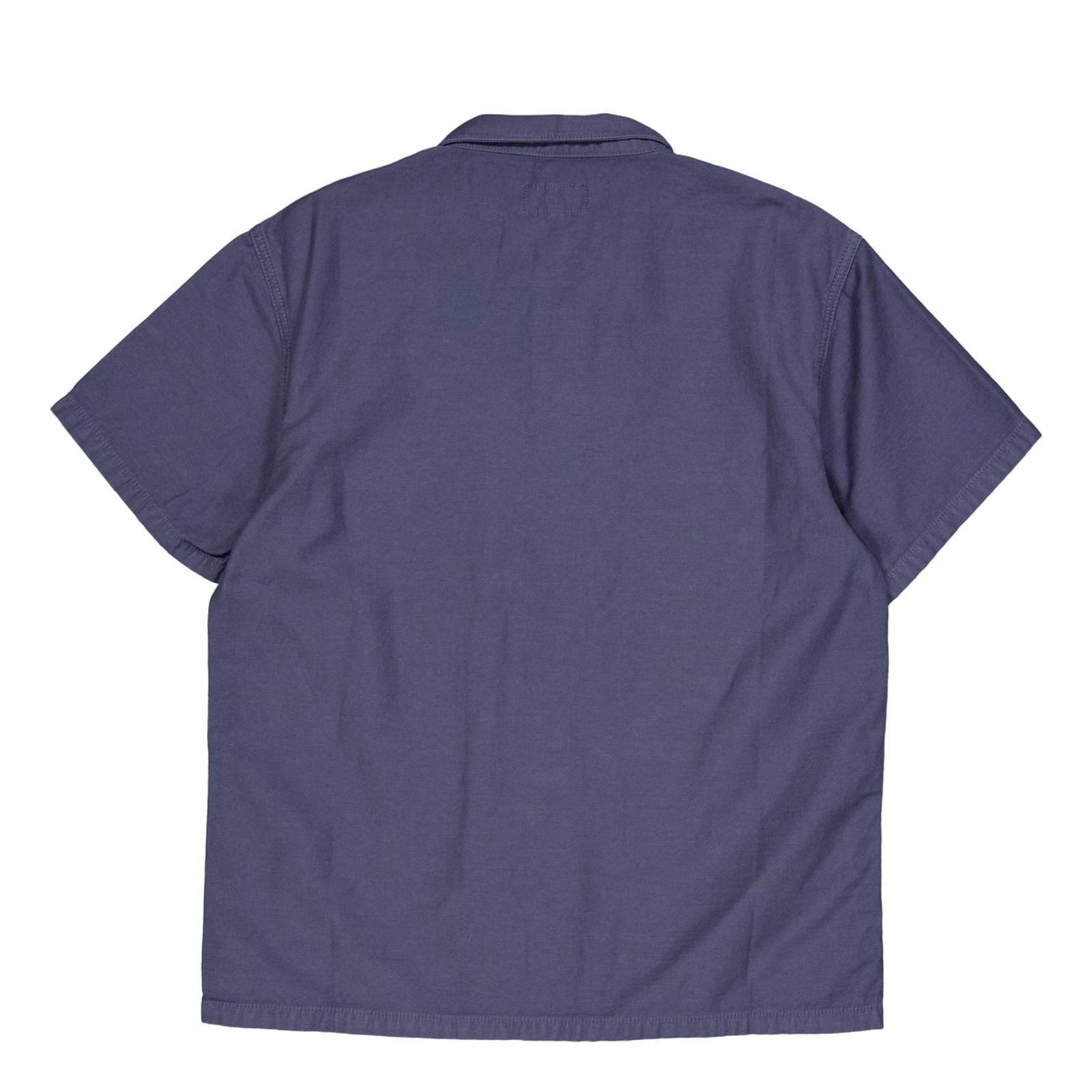 Cpo Short Sleeve Navy Sateen