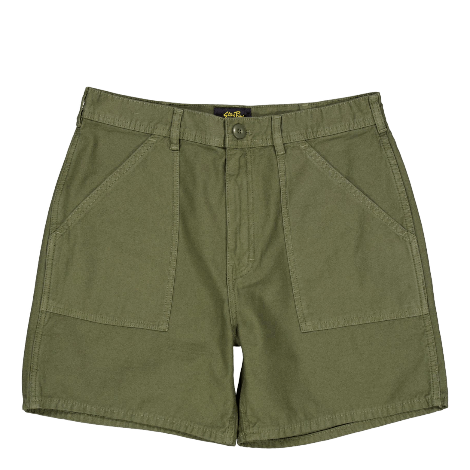 Fat Short 6" Inseam Olive Sateen