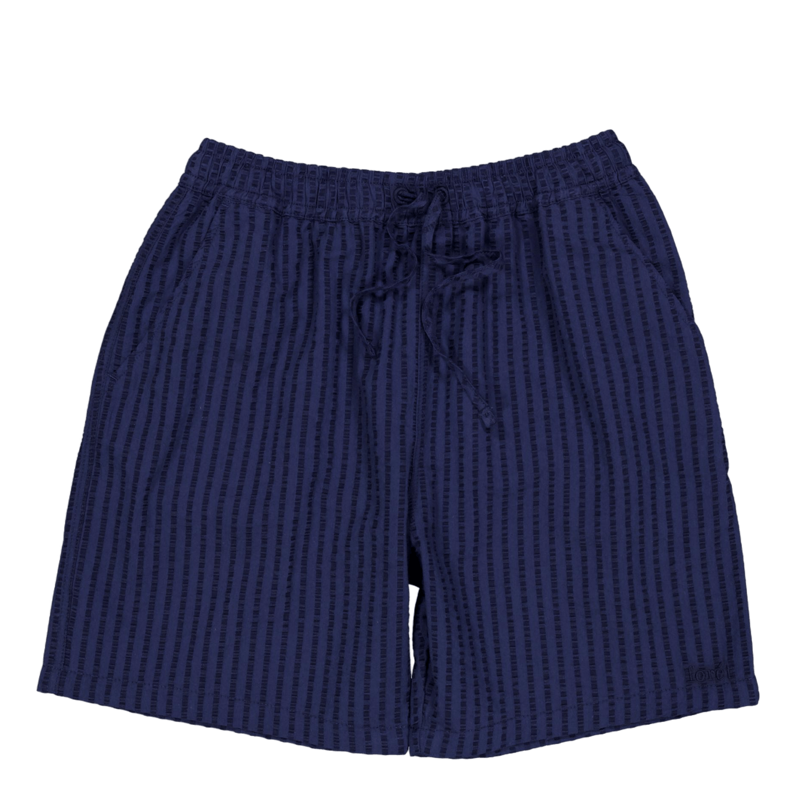 Vole Seersucker Shorts Navy