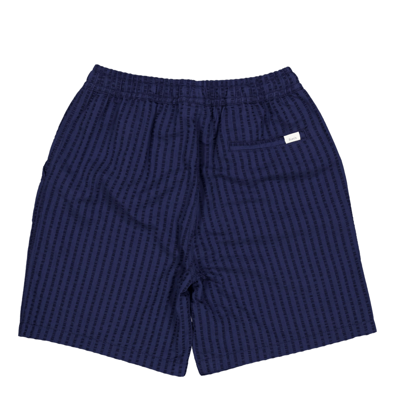 Vole Seersucker Shorts Navy