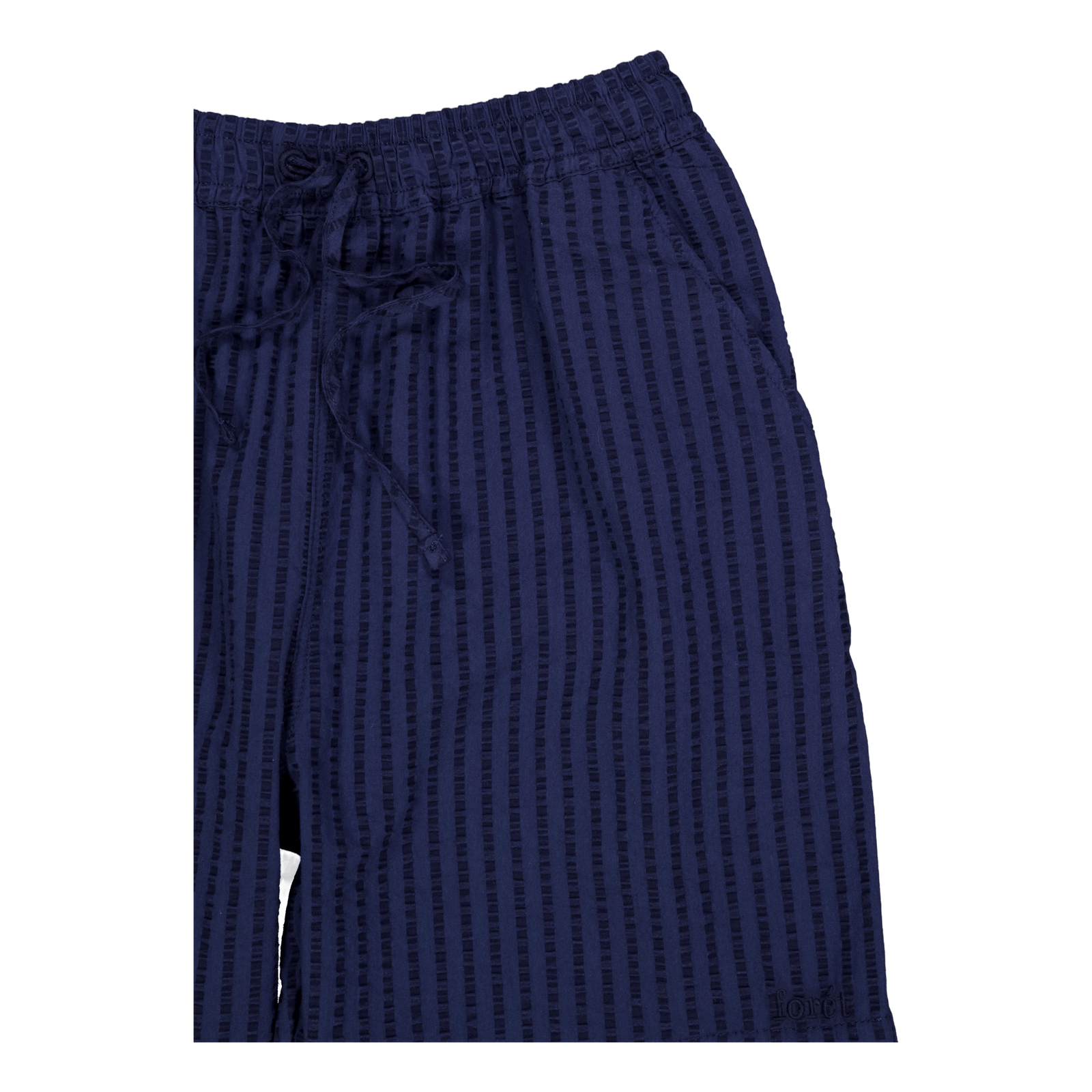Vole Seersucker Shorts Navy