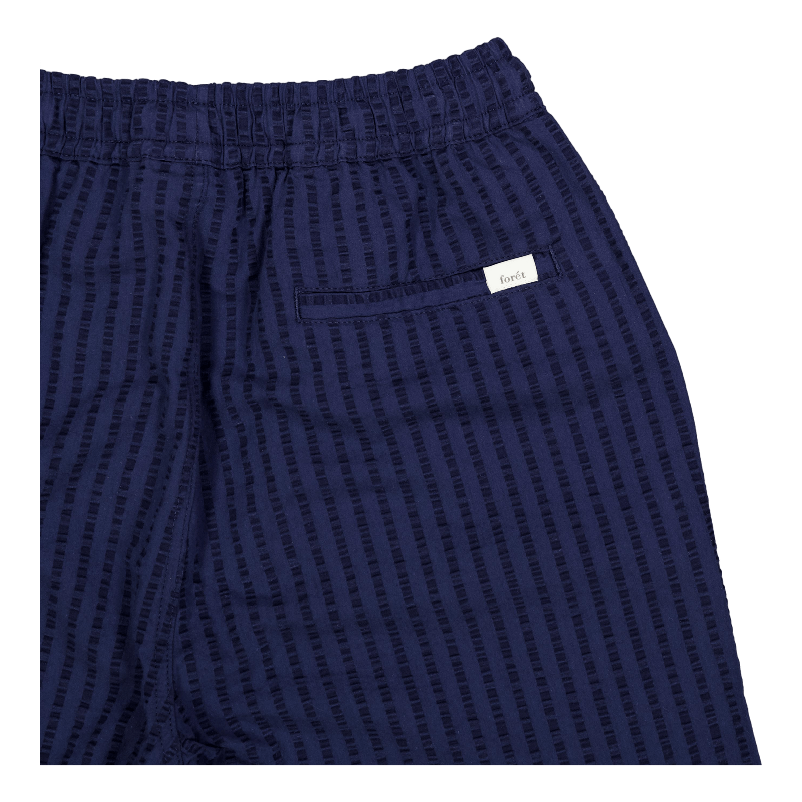 Vole Seersucker Shorts Navy