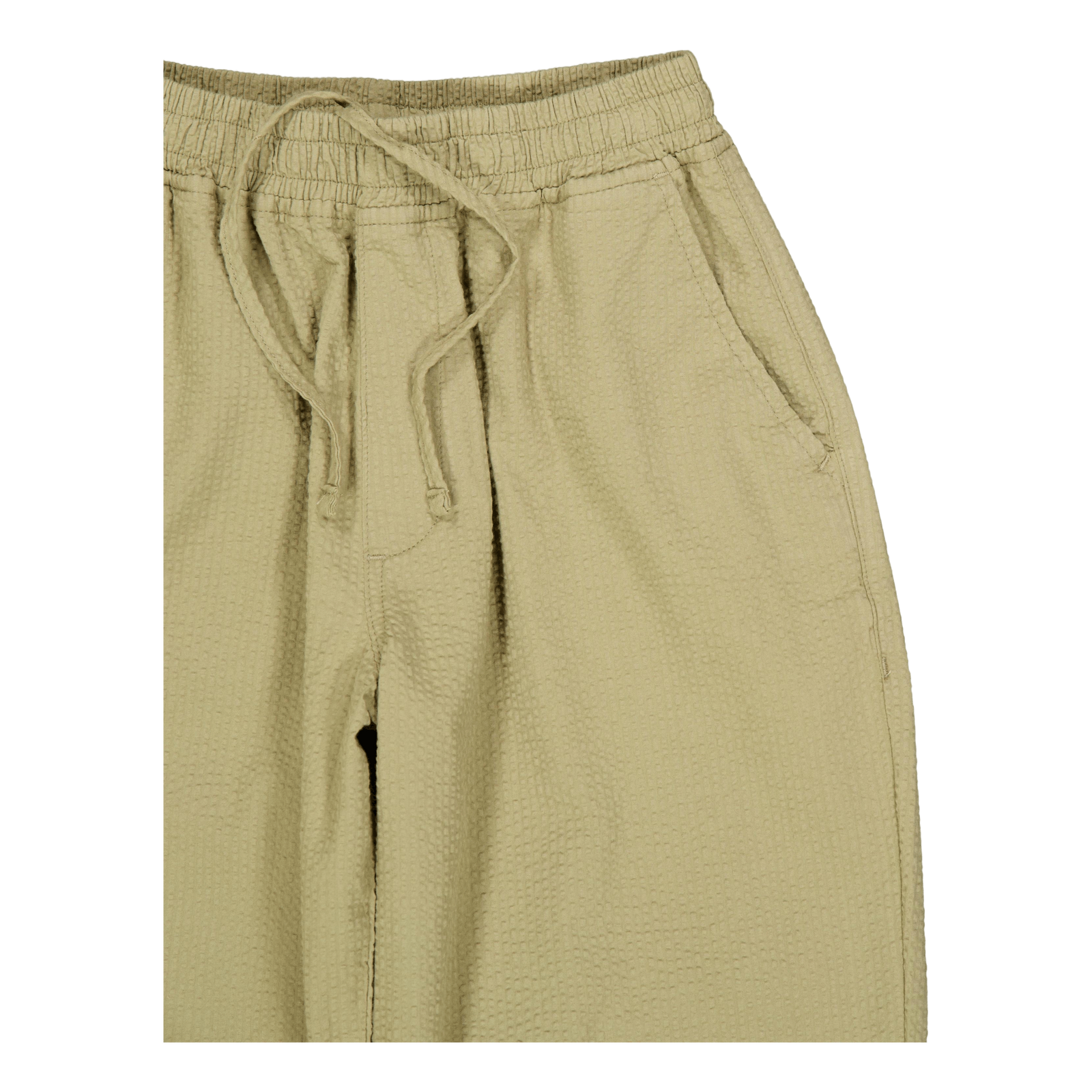 Calm Pants Olive Seersucker