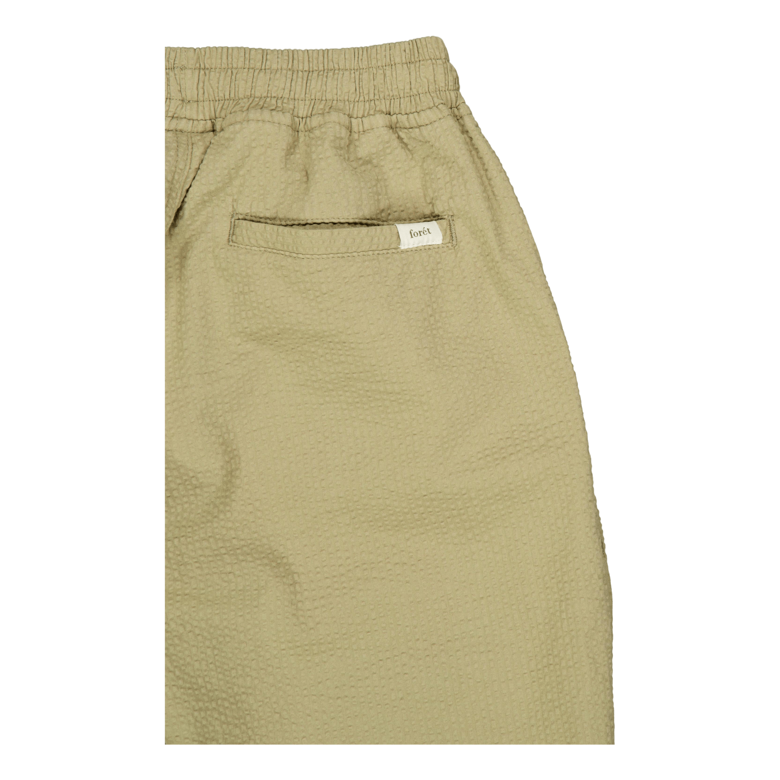 Calm Pants Olive Seersucker