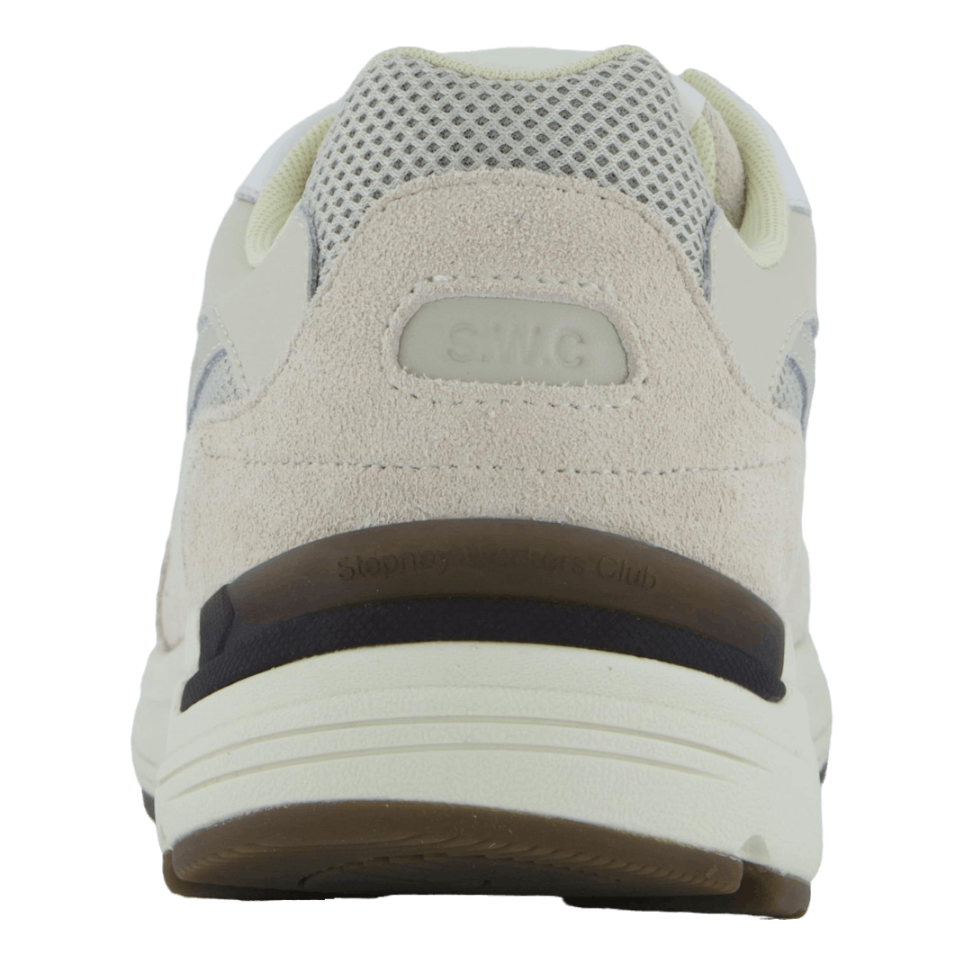 Amiel S-strike Suede Mix White Ecru