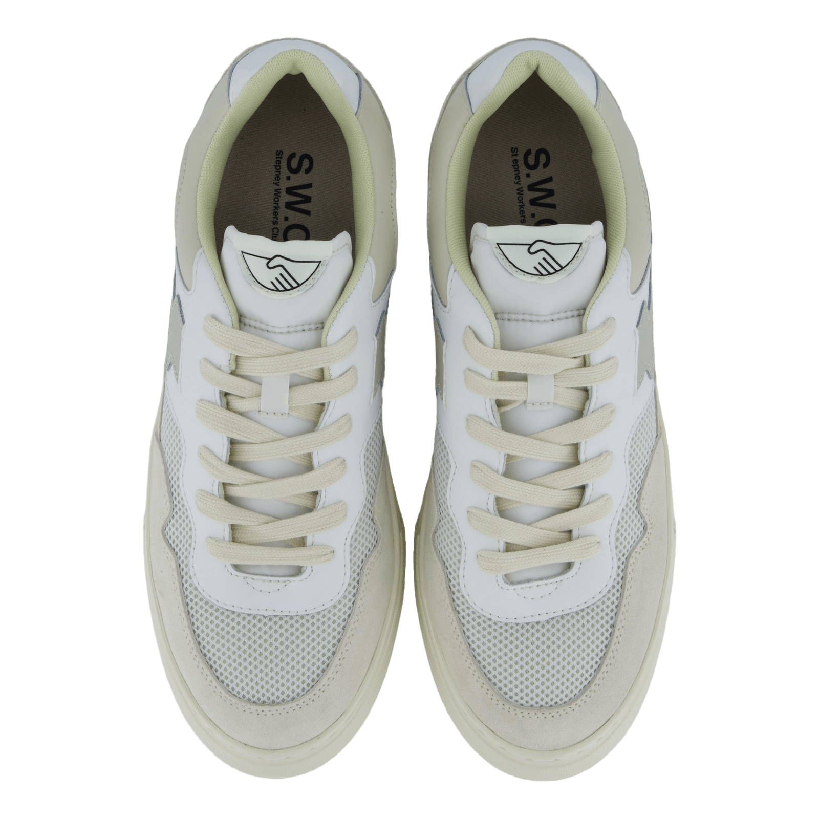 Pearl S-strike Suede Mix Ecru Putty