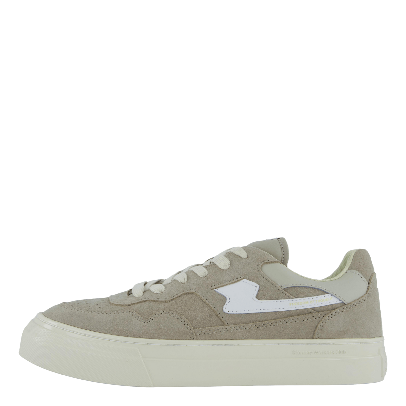 Pearl S-strike Suede Lt Grey & White