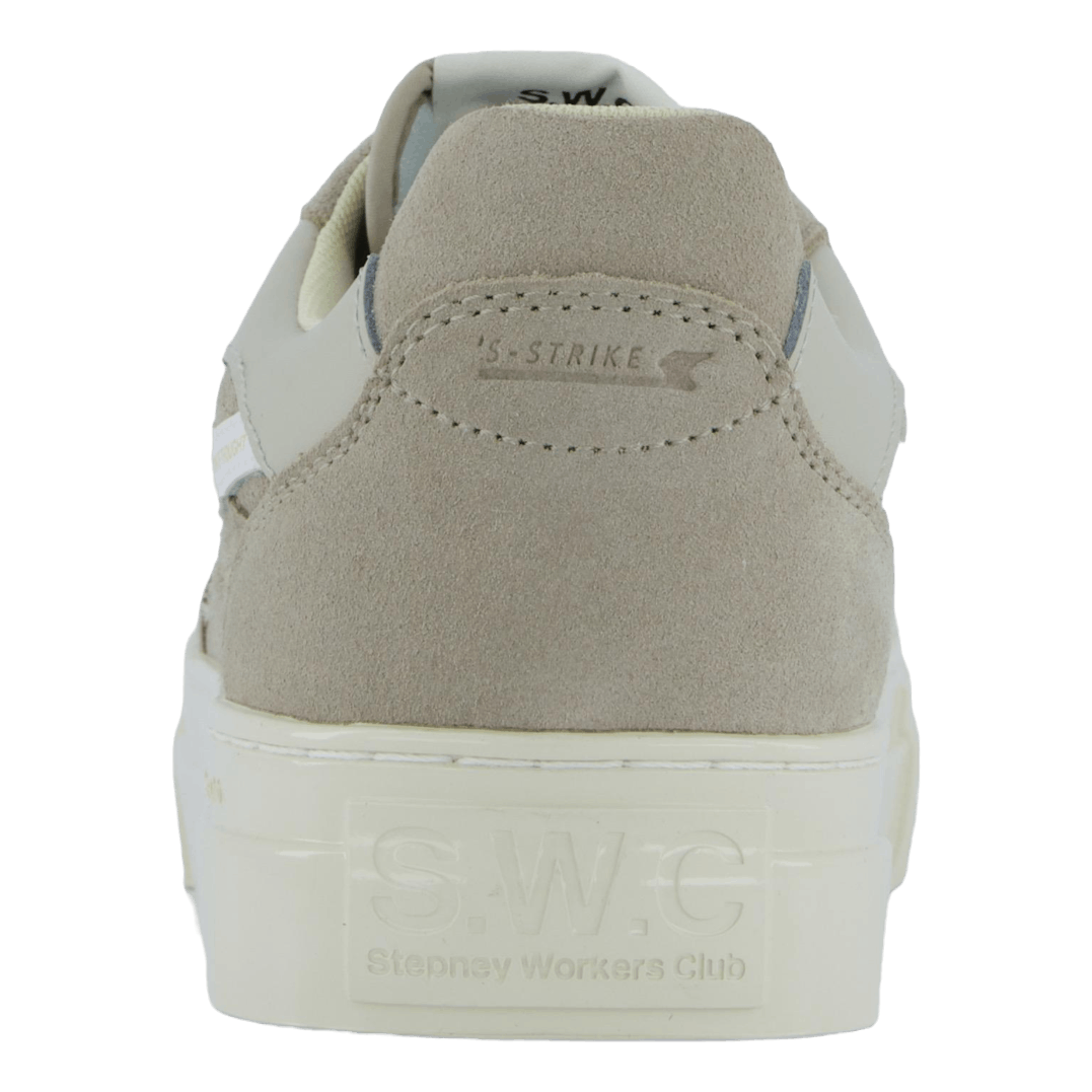 Pearl S-strike Suede Lt Grey & White