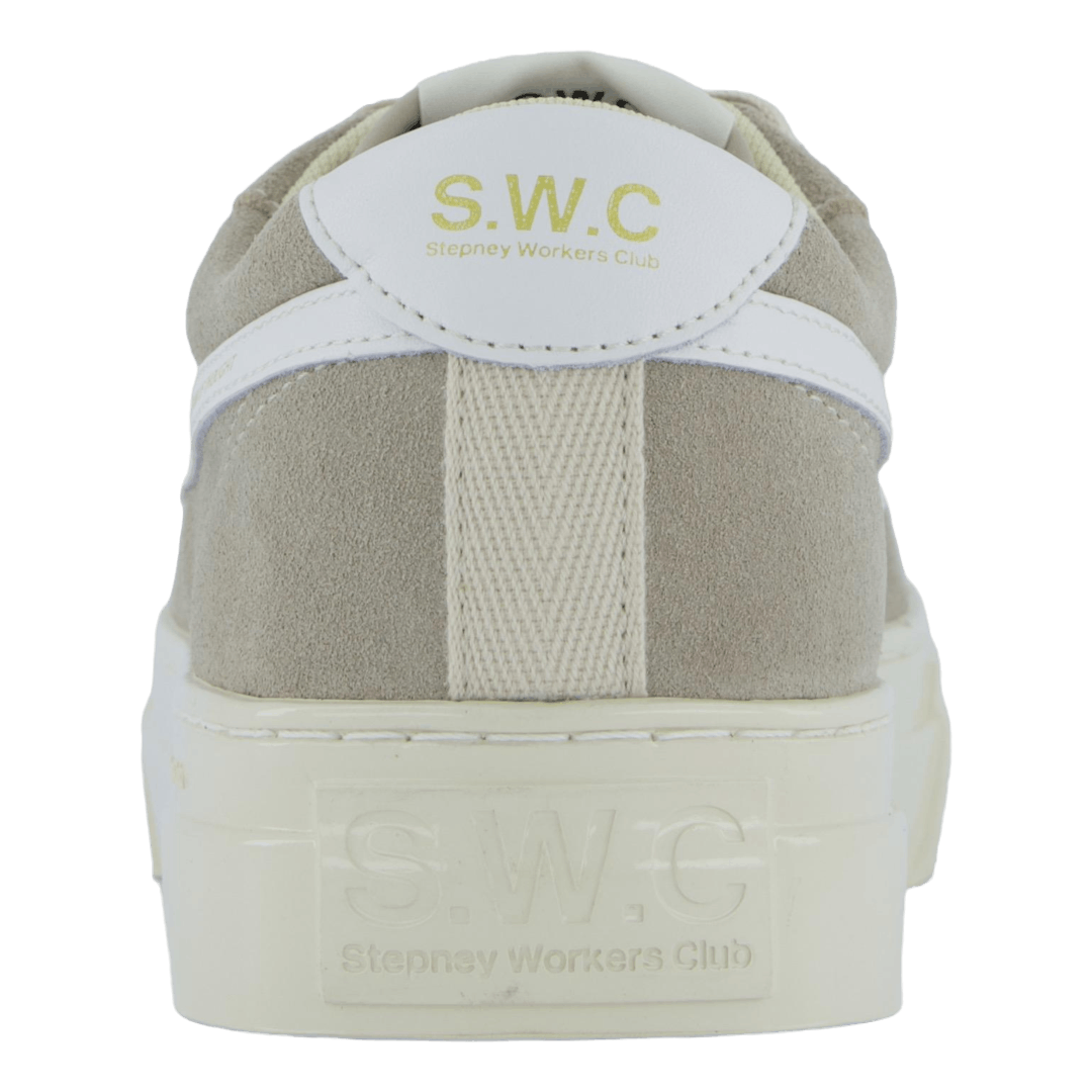 Dellow S-strike Cup Suede Lt Grey & White