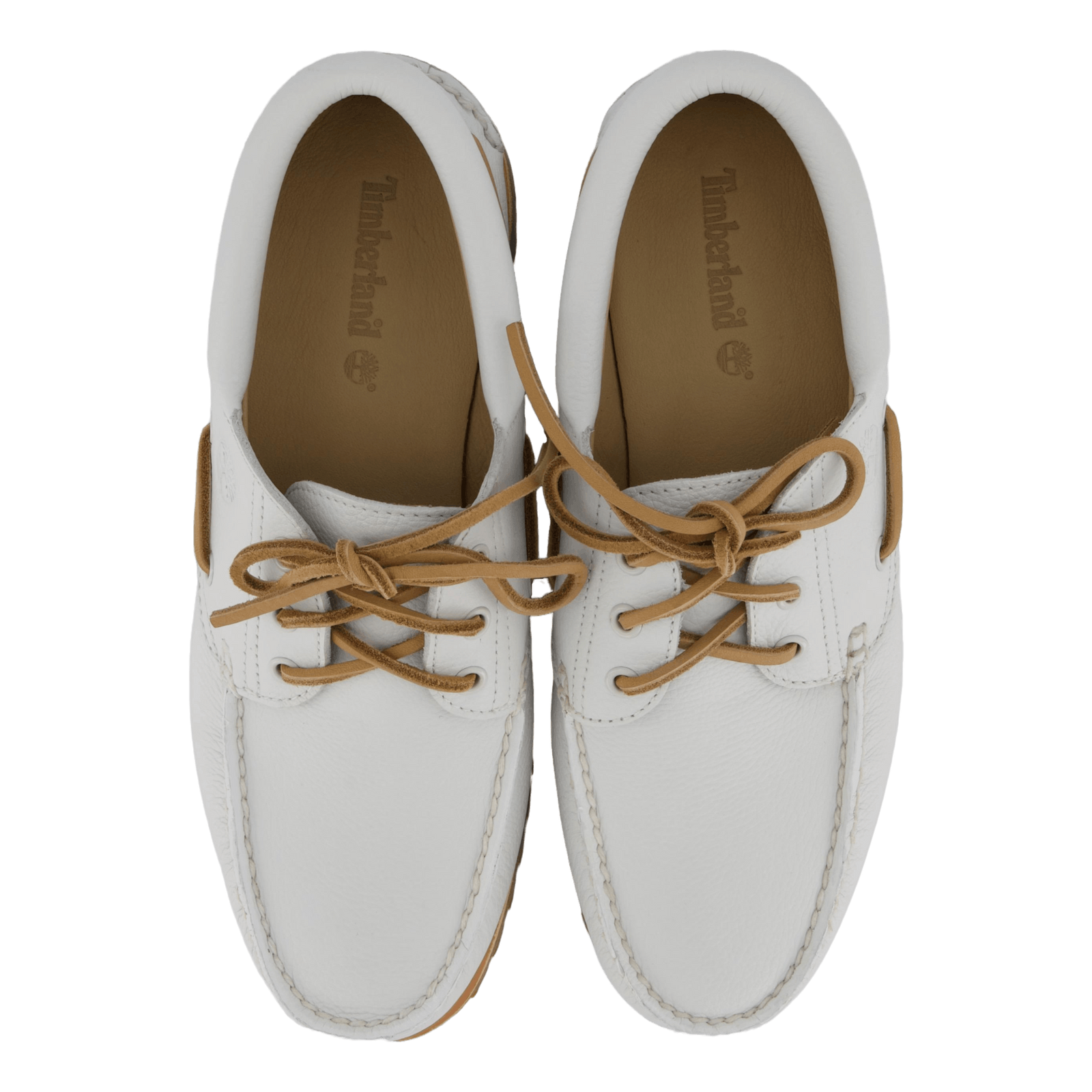 Timberland Authentic Boat Shoe White Full Grain