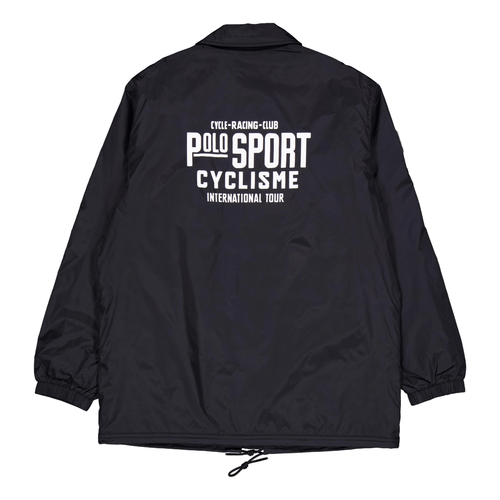 Nylon-ps Coaches Jacket Polo Black