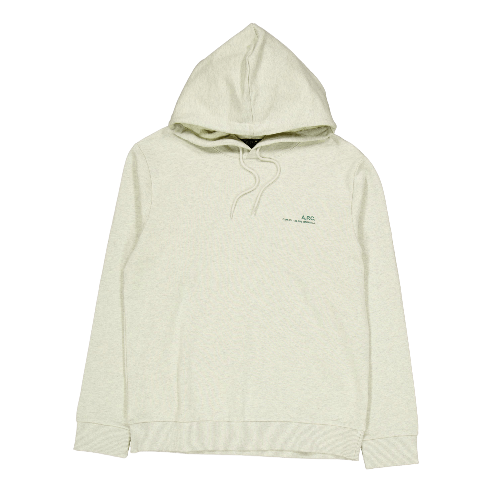 Hoodie Item H Overdye Pkc - Vert Pale Chine