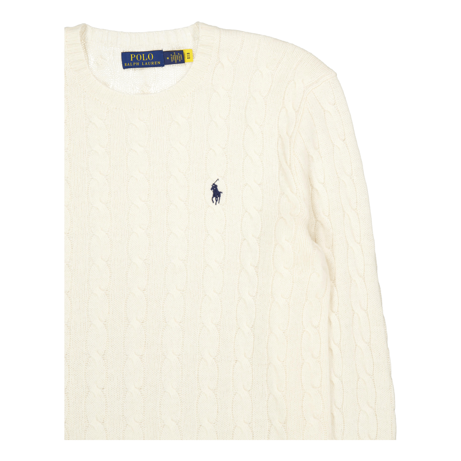 Cable-Knit Wool-Cashmere Sweater Andover Cream