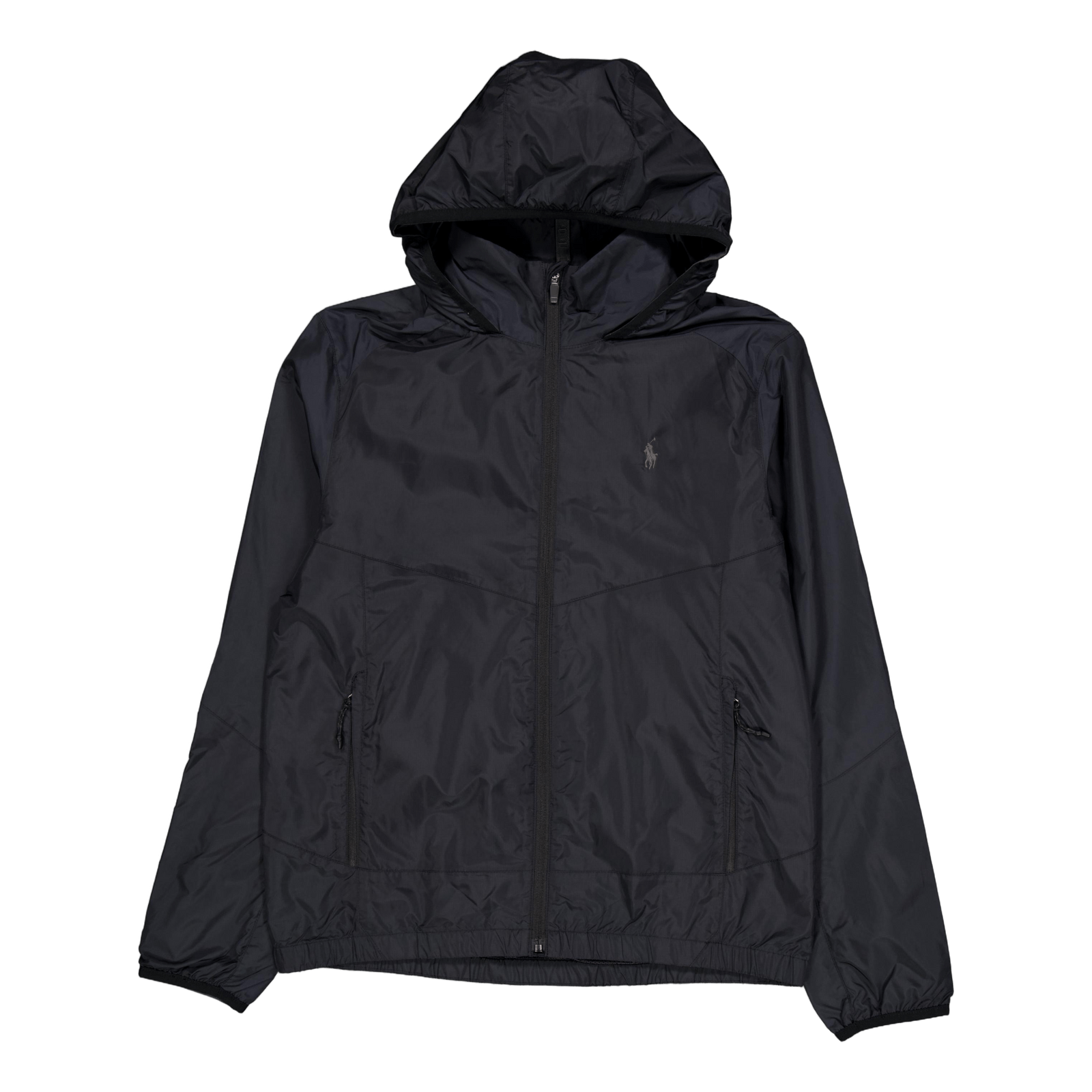 Water-Repellent Ripstop Jacket Polo Black