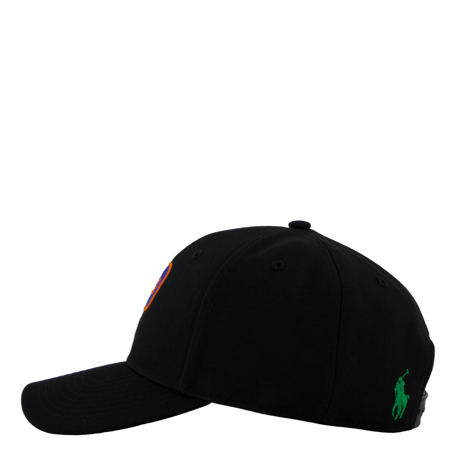 Logo-Embroidered Twill Ball Cap Polo Black