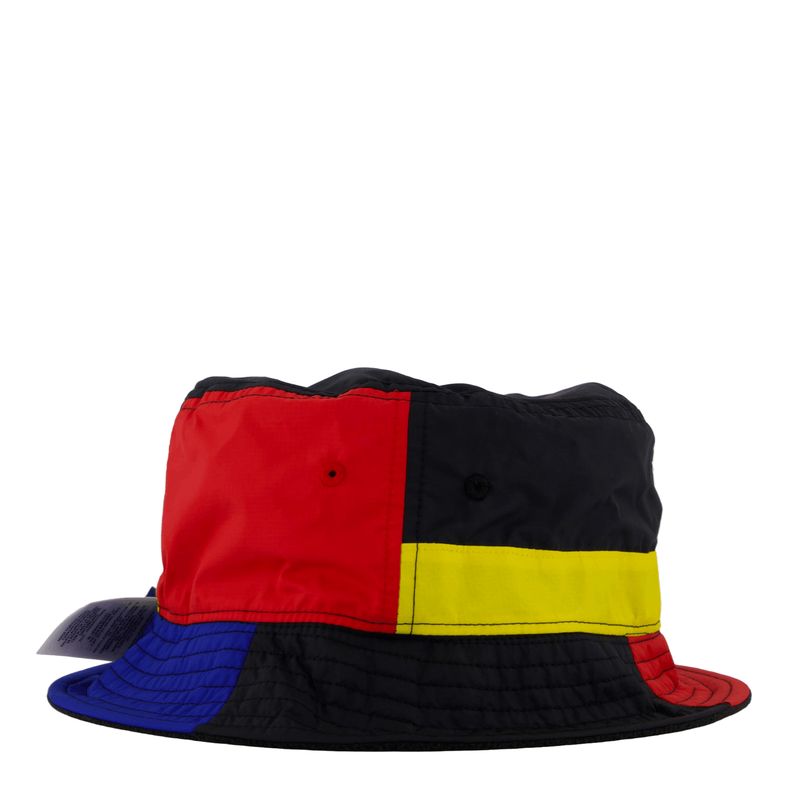 Reversible Color-Blocked Bucket Hat Sapphire Star / Polo Black