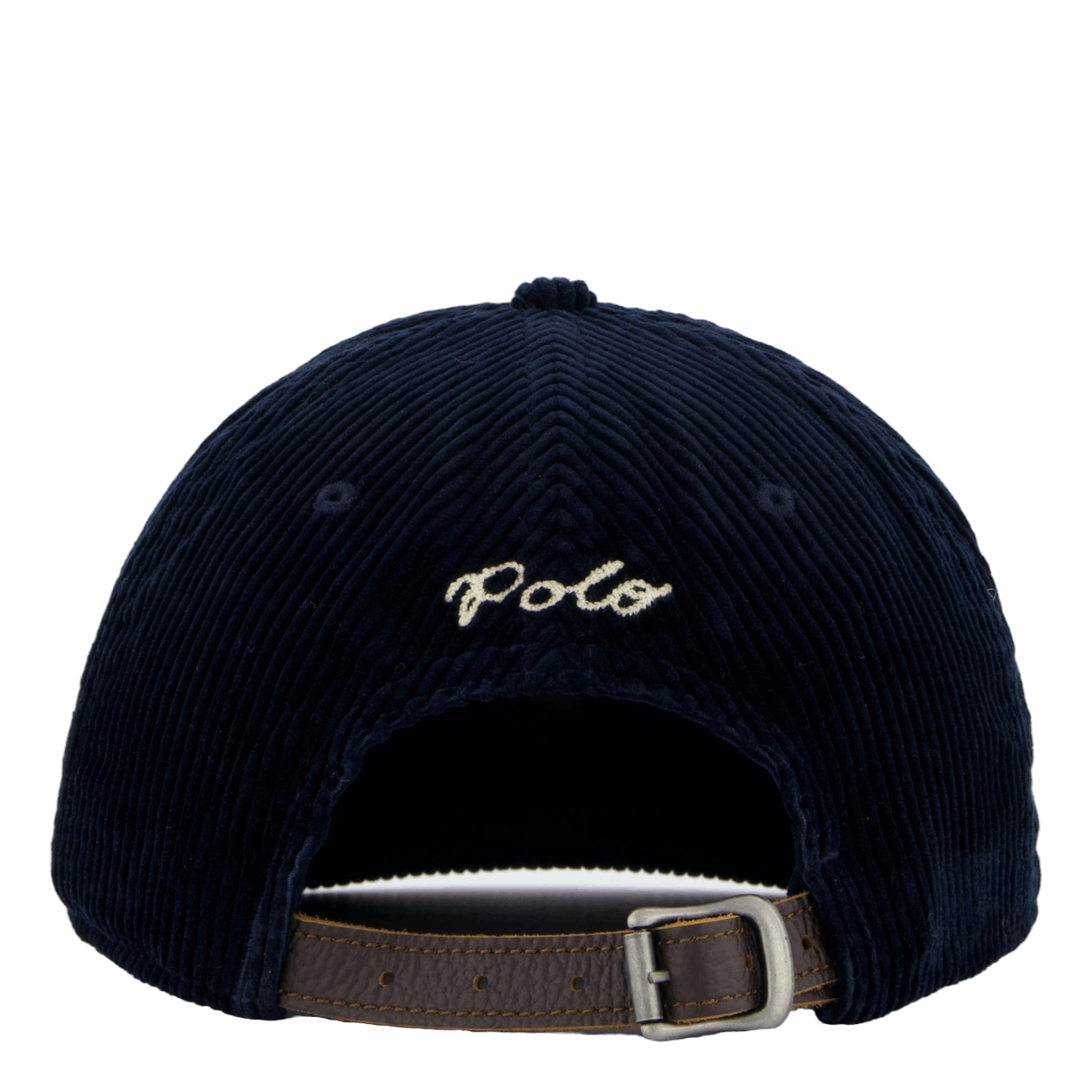 Logo-Patch Corduroy Ball Cap Aviator Navy