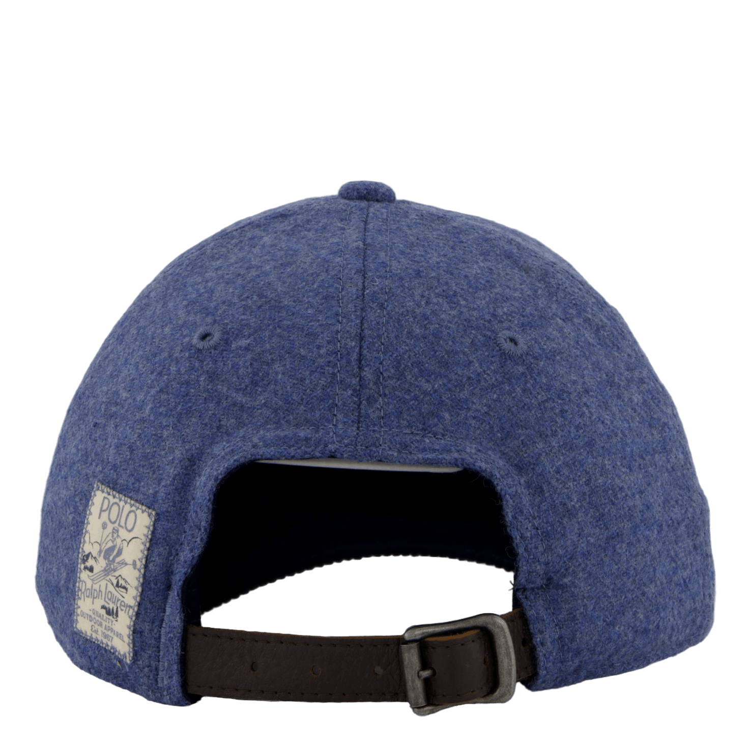Embroidered Wool Twill Ball Cap Channel Blue