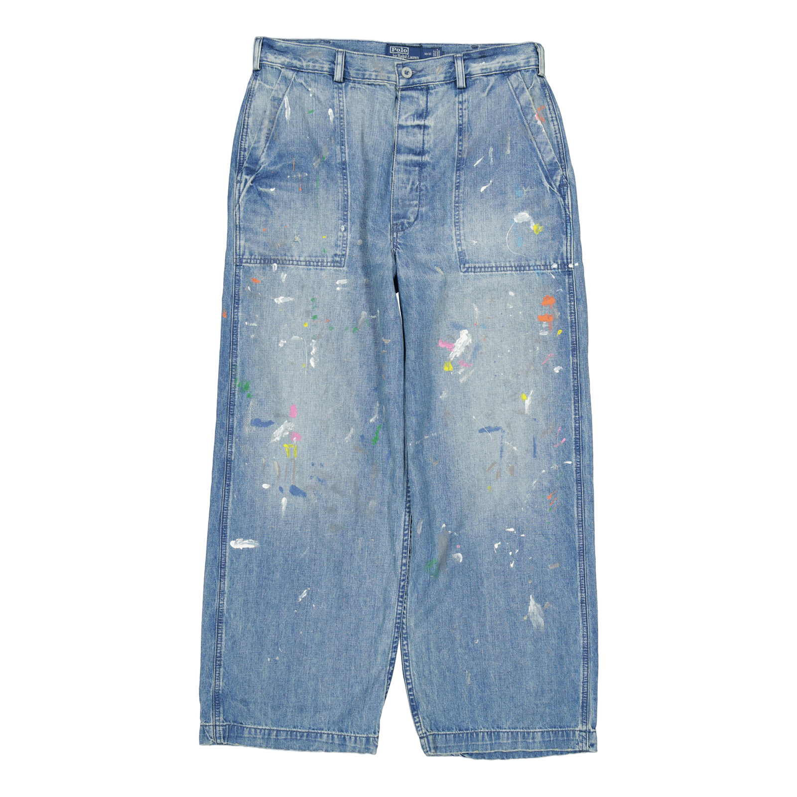 Naval-Inspired Distressed Jean Malta