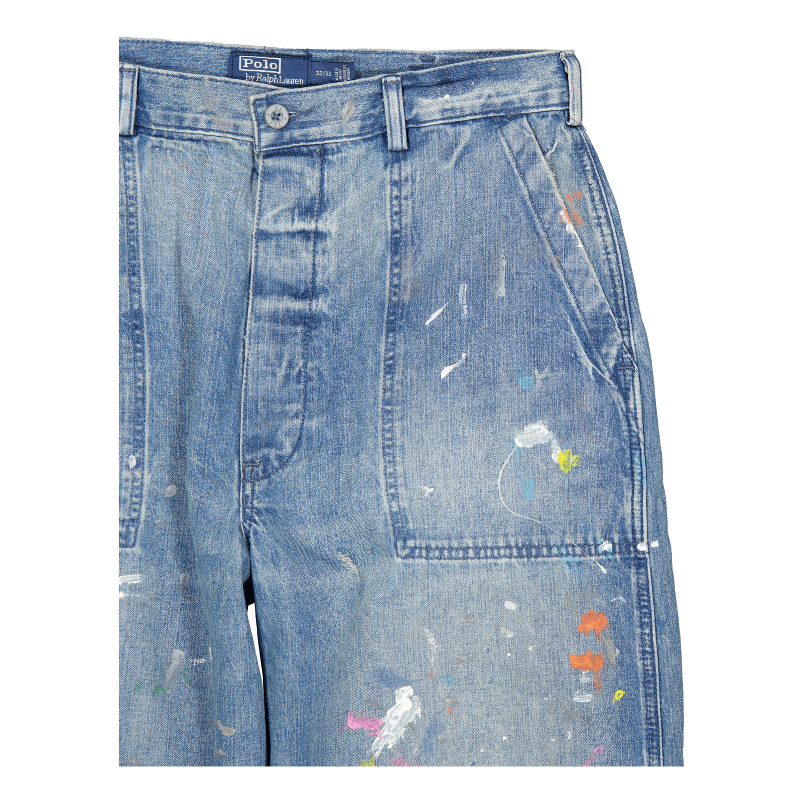 Naval-Inspired Distressed Jean Malta