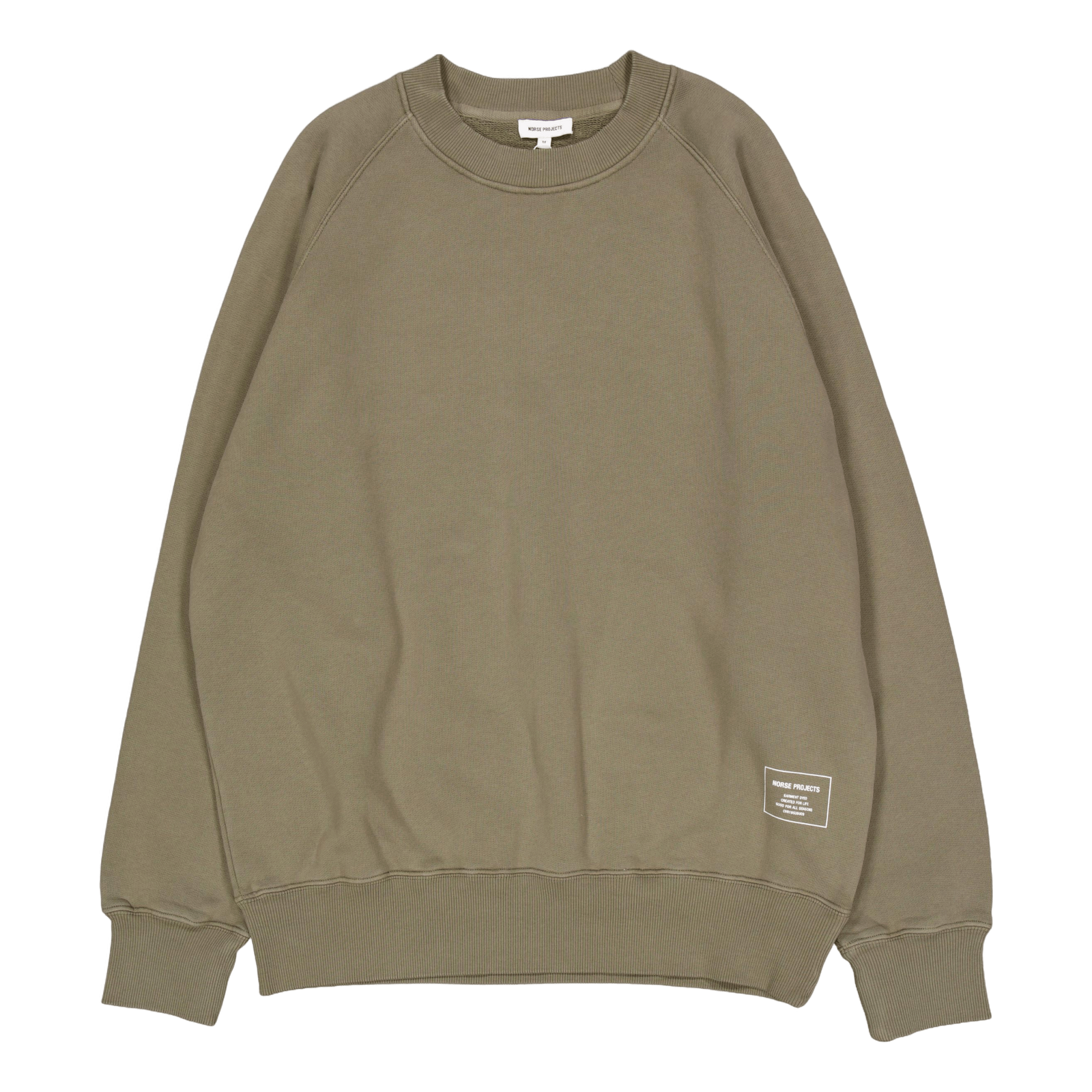 Marten Relaxed Organic Raglan Sediment Green