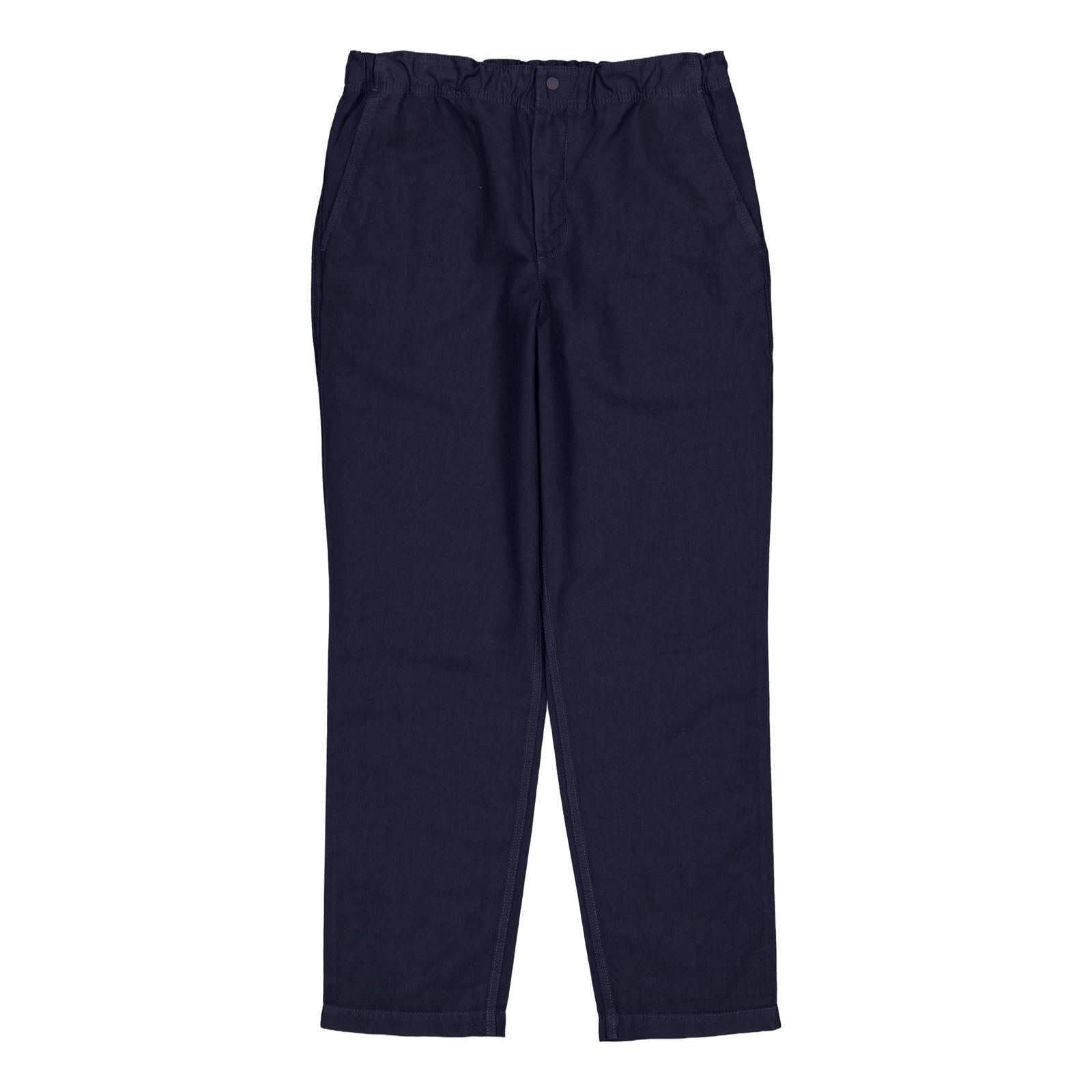 Ezra Relaxed Cotton Linen Trou Dark Navy